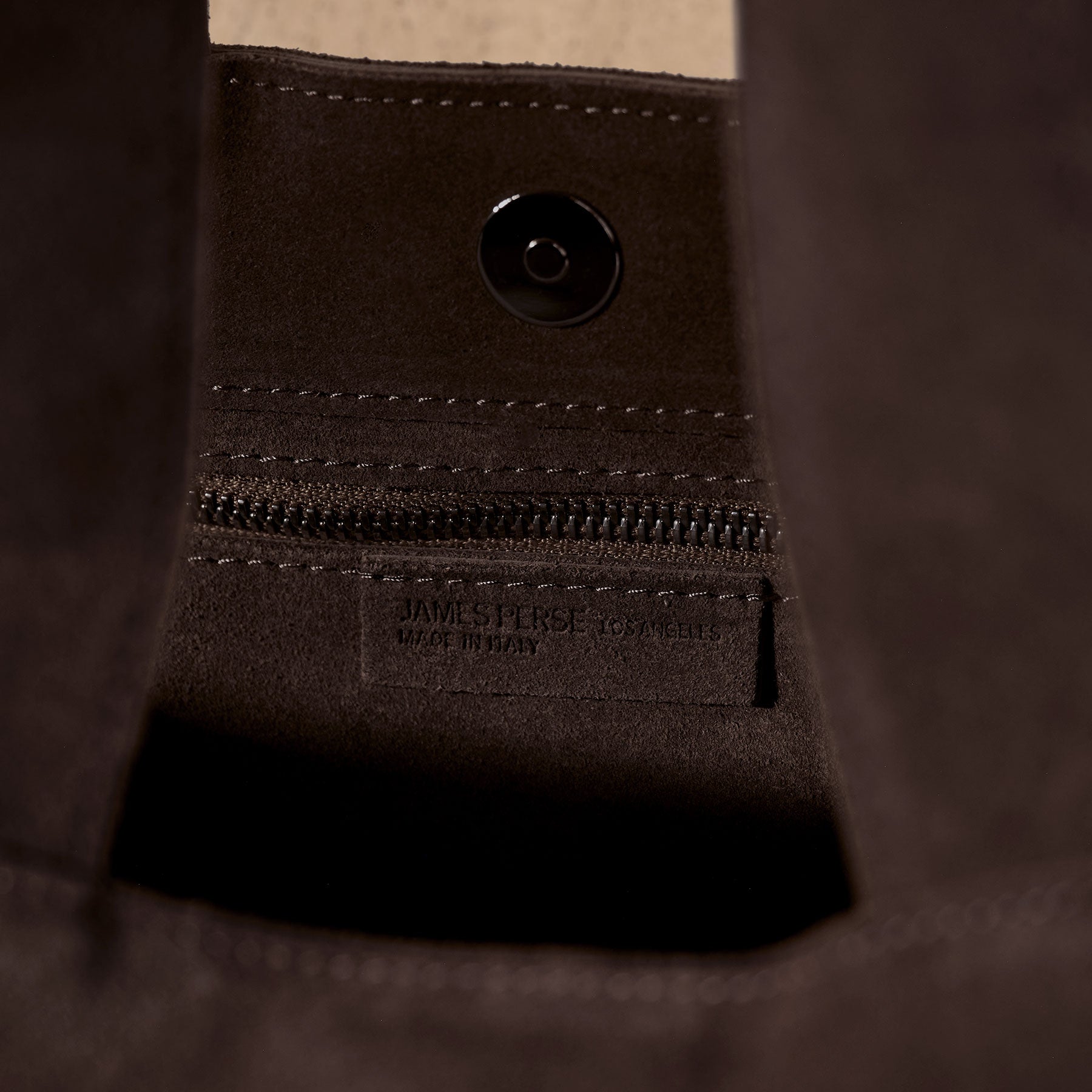 Suede Tote - Cafe