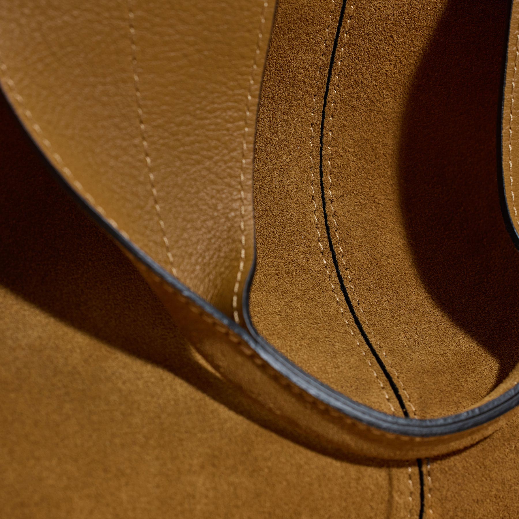 Suede Mini Tote - Palamino