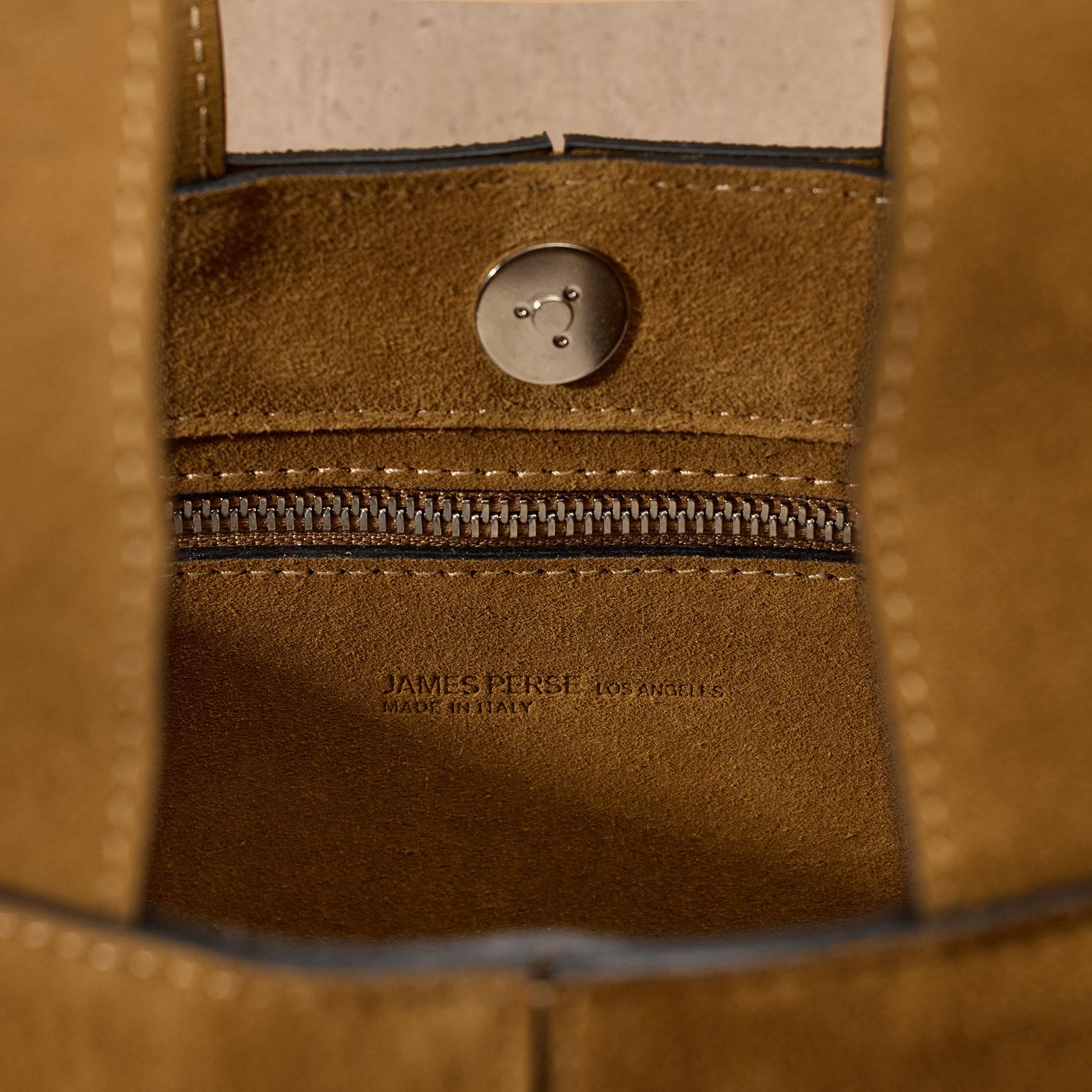 Suede Mini Tote - Palamino