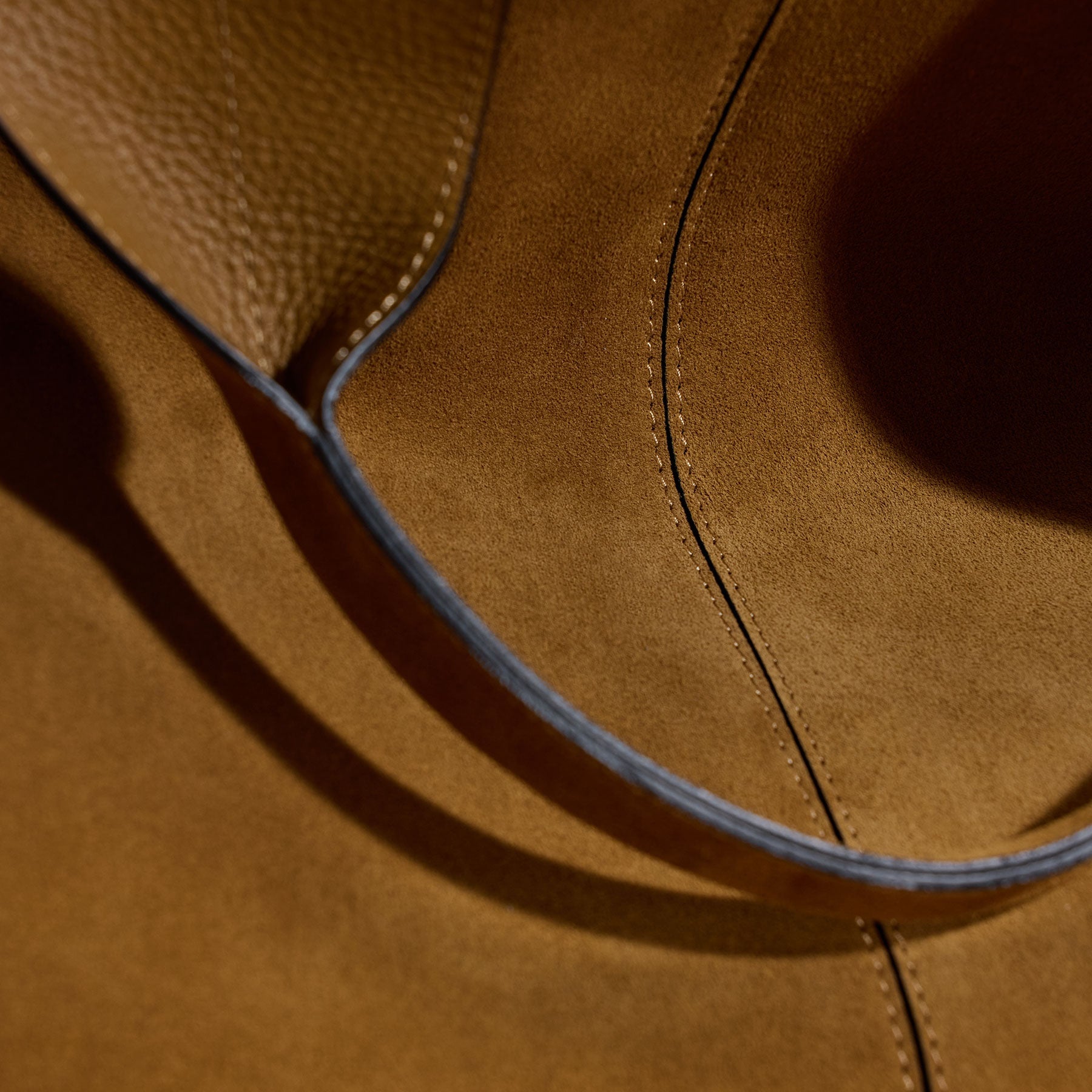 Suede Large Tote - Palamino