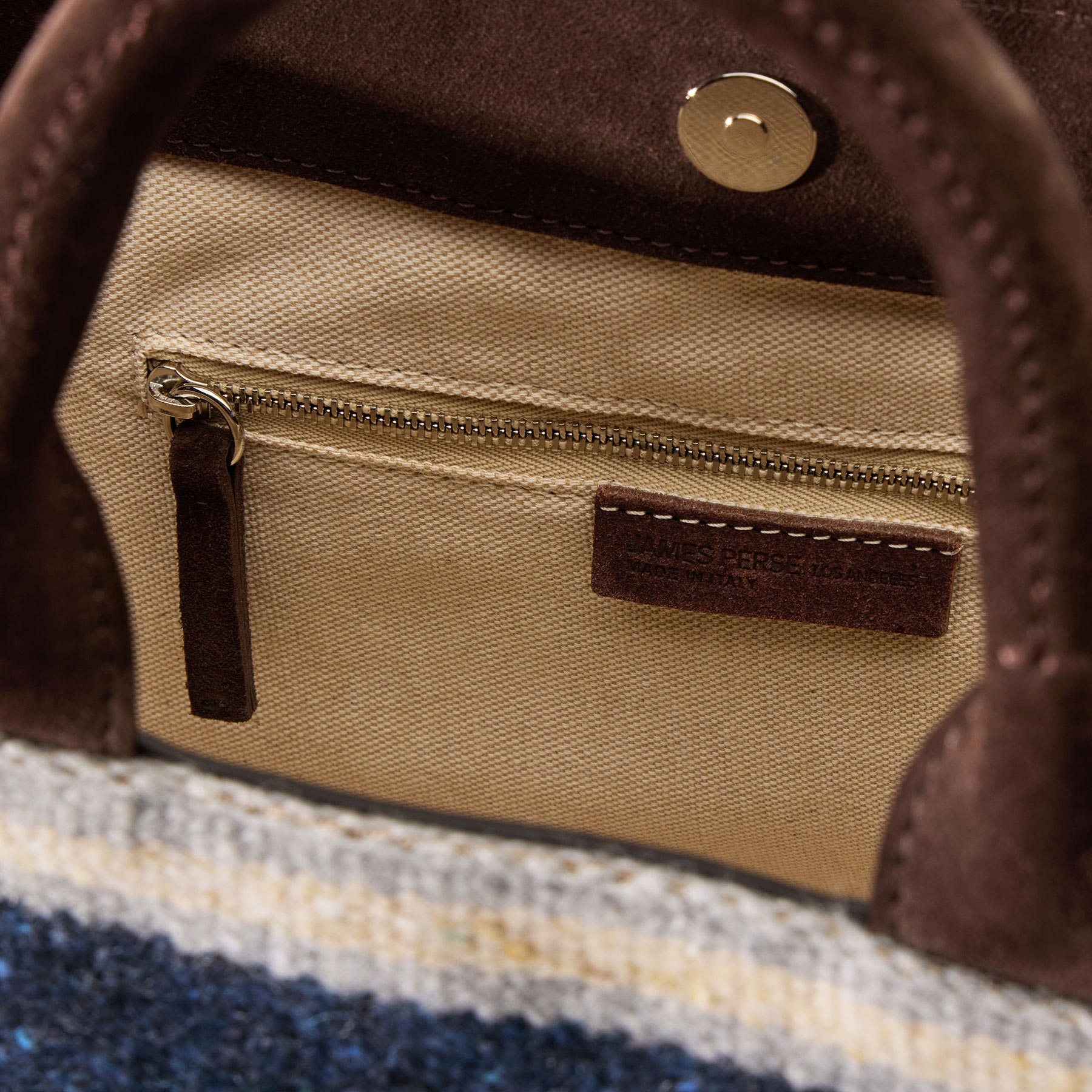 Baja Striped Tote - Navy Multi Stripe