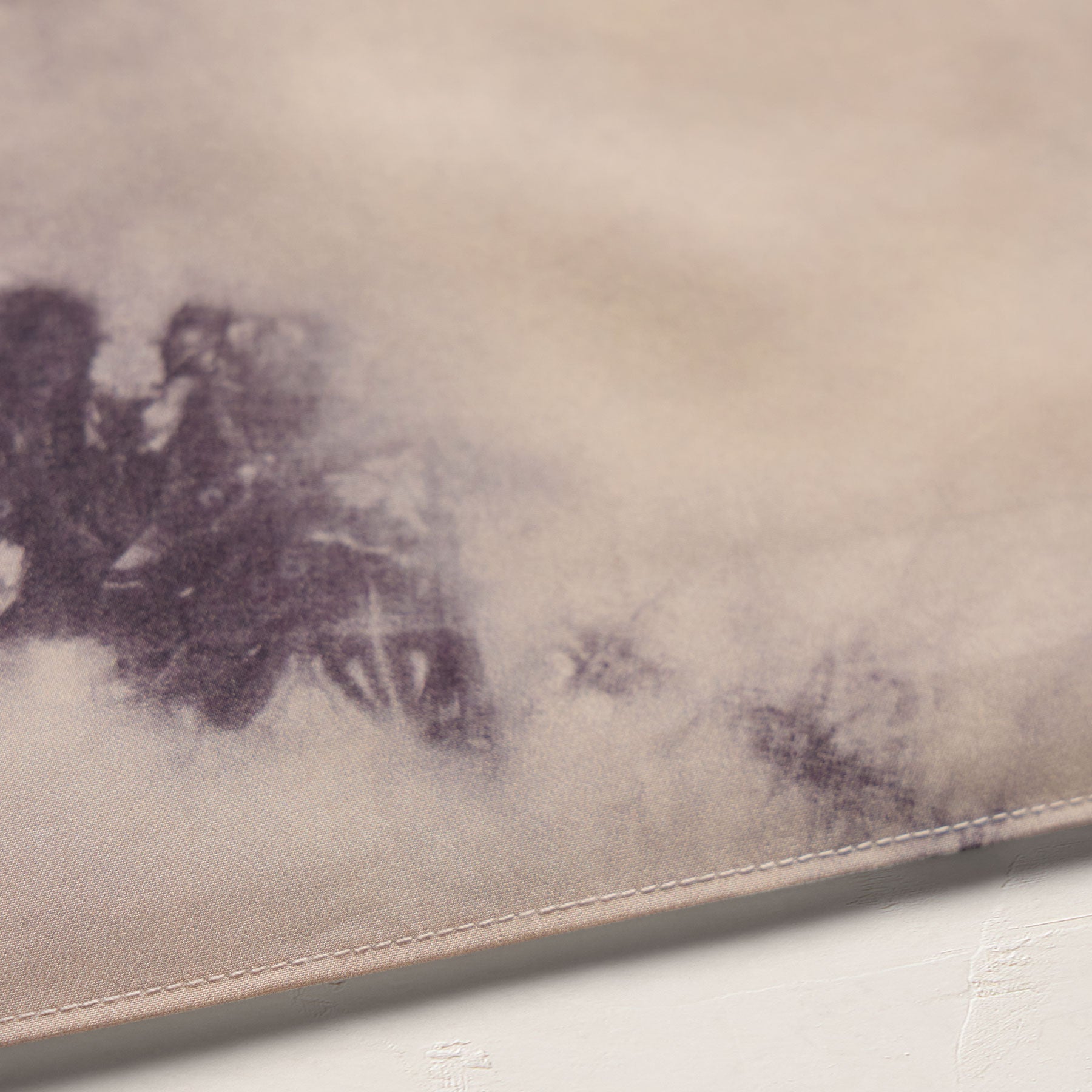 Printed Washed Silk Scarf - Pink Tie Dye
