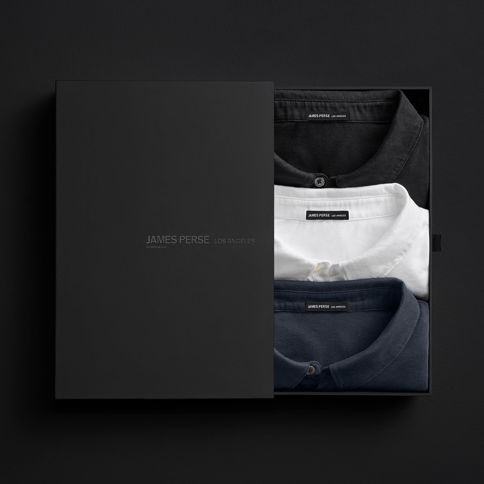 Men's Brushed Lotus Polo Gift Set - Black/Deep/White