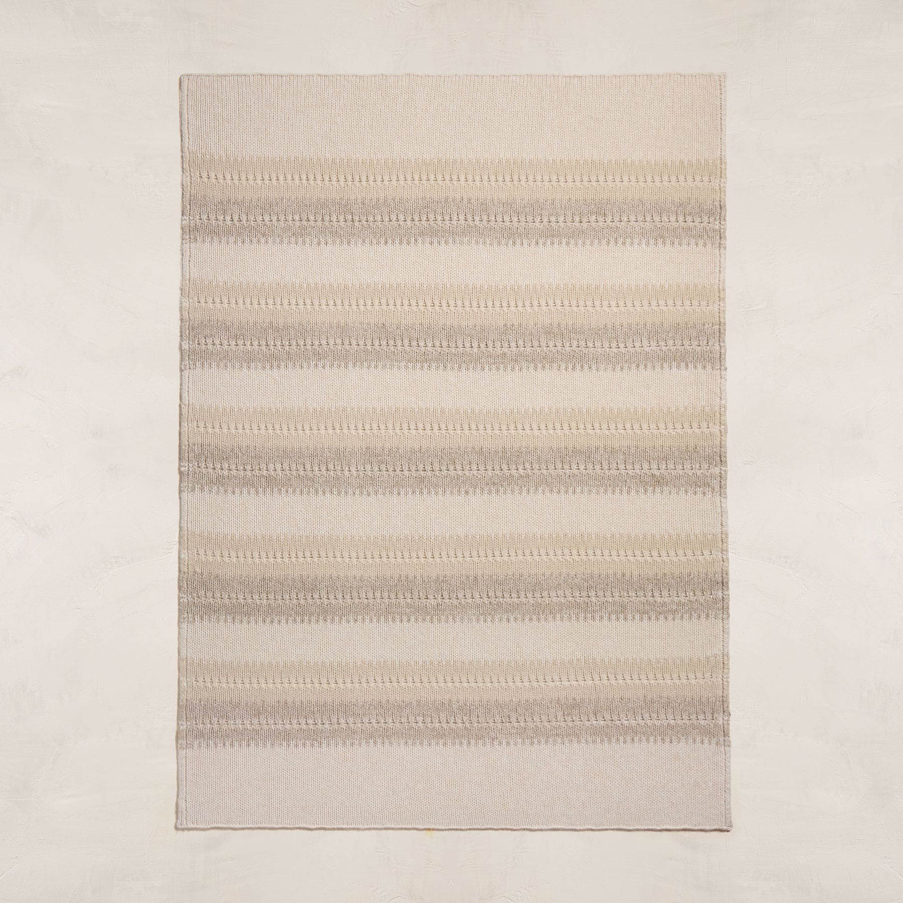 Vintage Striped Blanket - Eco Paper/Eco Alabaster/Eco Birch