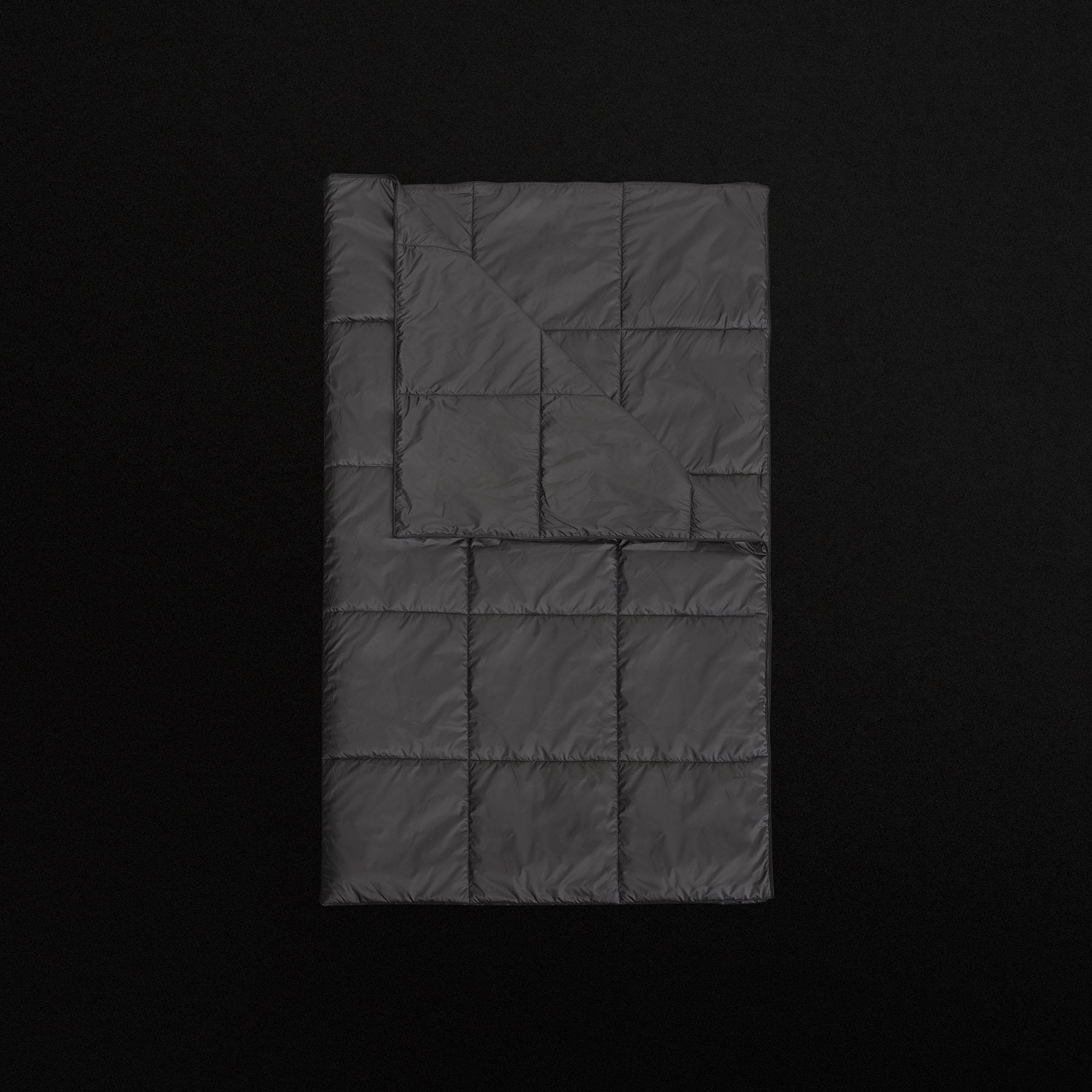 Y/OSEMITE Quilted Blanket - Black/Black