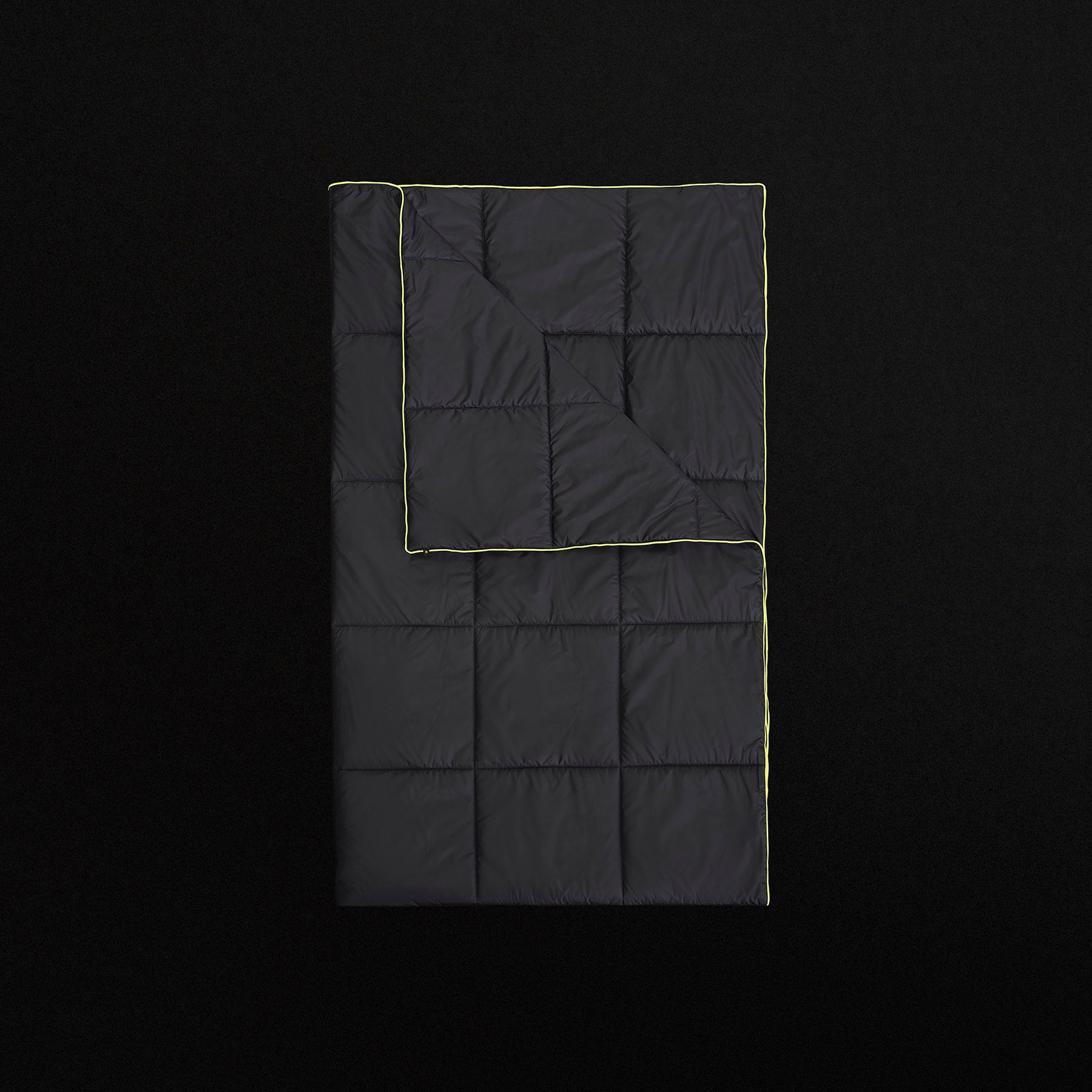 Y/OSEMITE Quilted Blanket - Navy/Neon