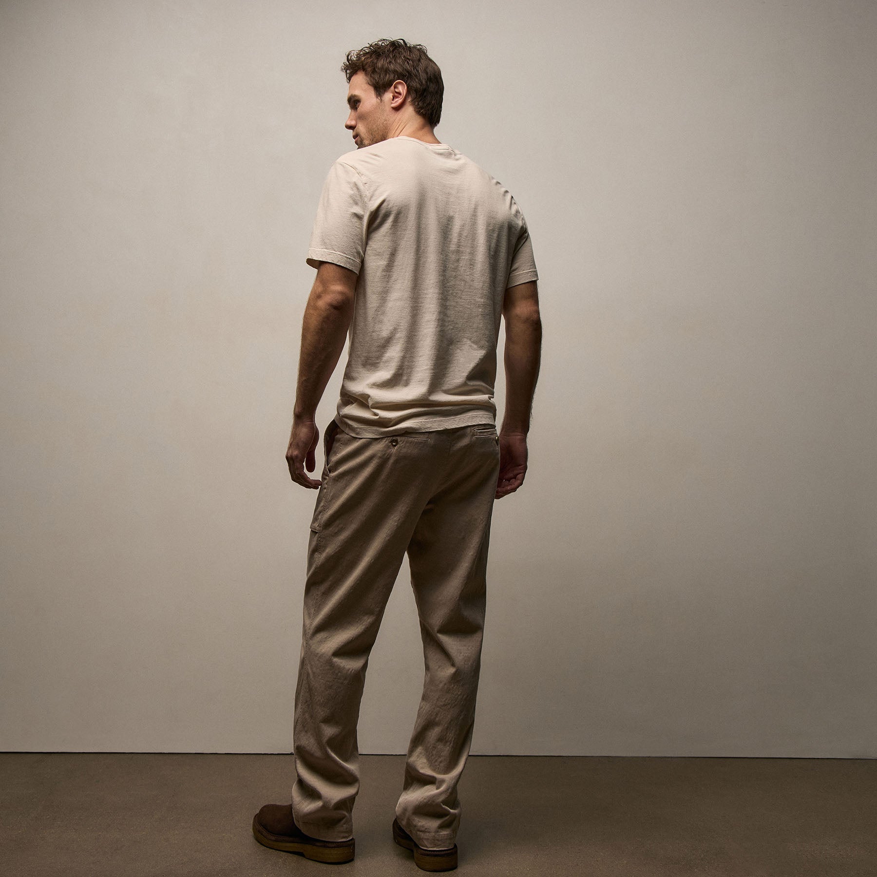 Slub Cotton Utility Pant - Stone Pigment
