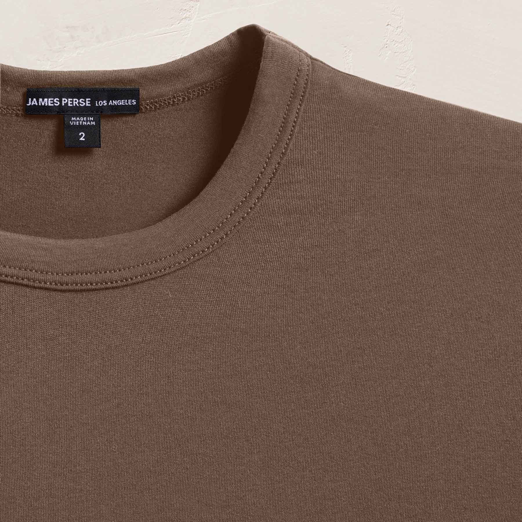 Brushed Lotus Long Sleeve Crew - Caribou