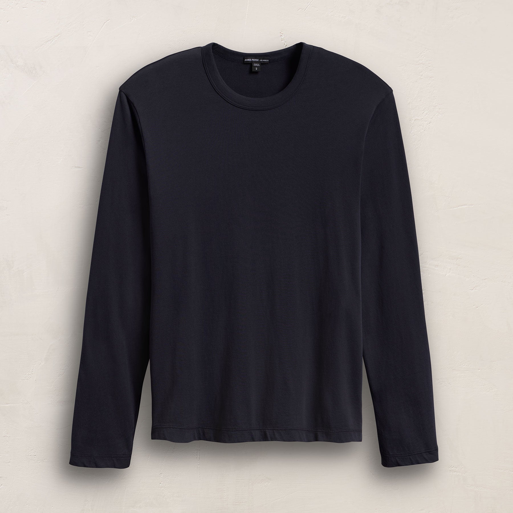 Brushed Lotus Long Sleeve Crew - Deep