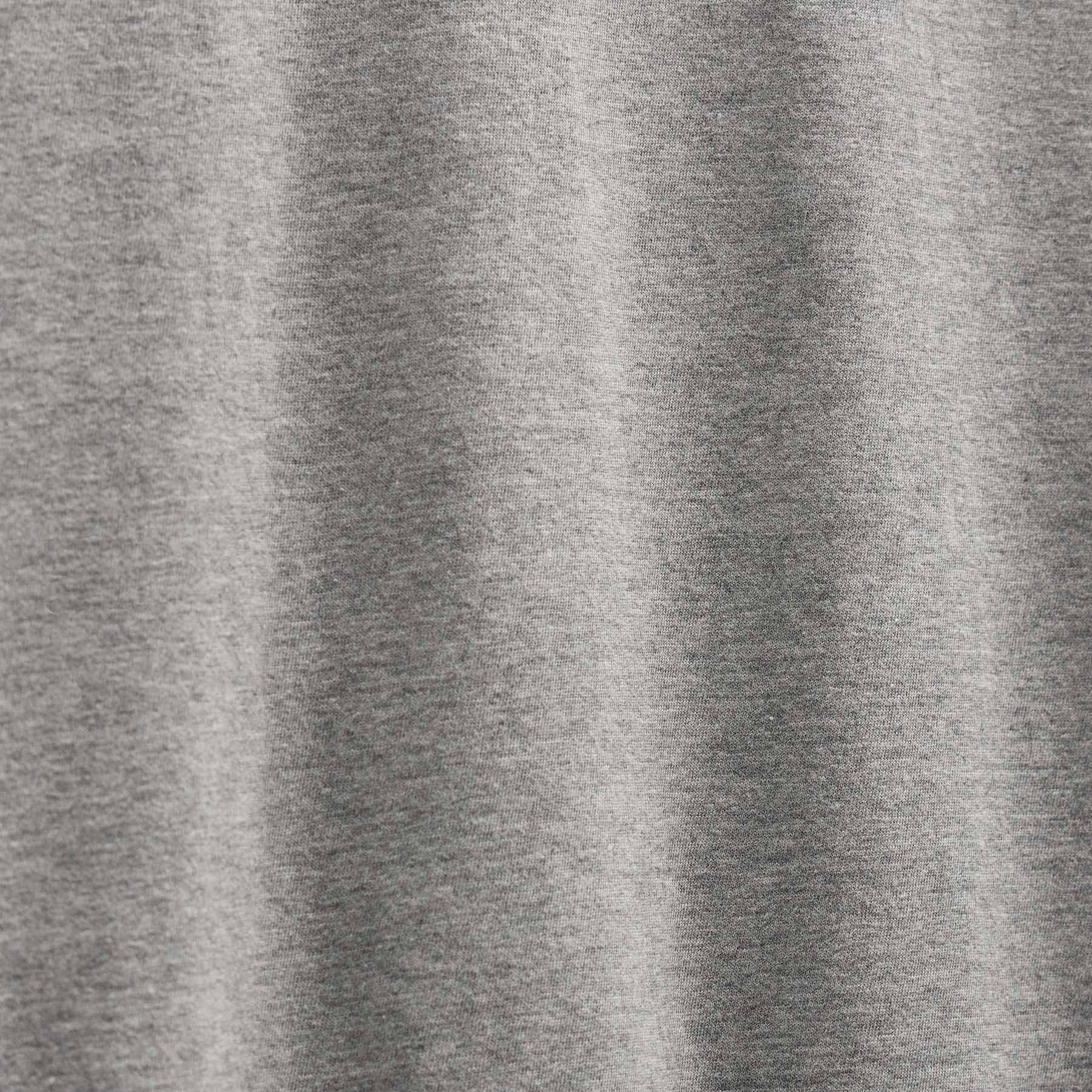 Brushed Lotus Long Sleeve Crew - Heather Grey