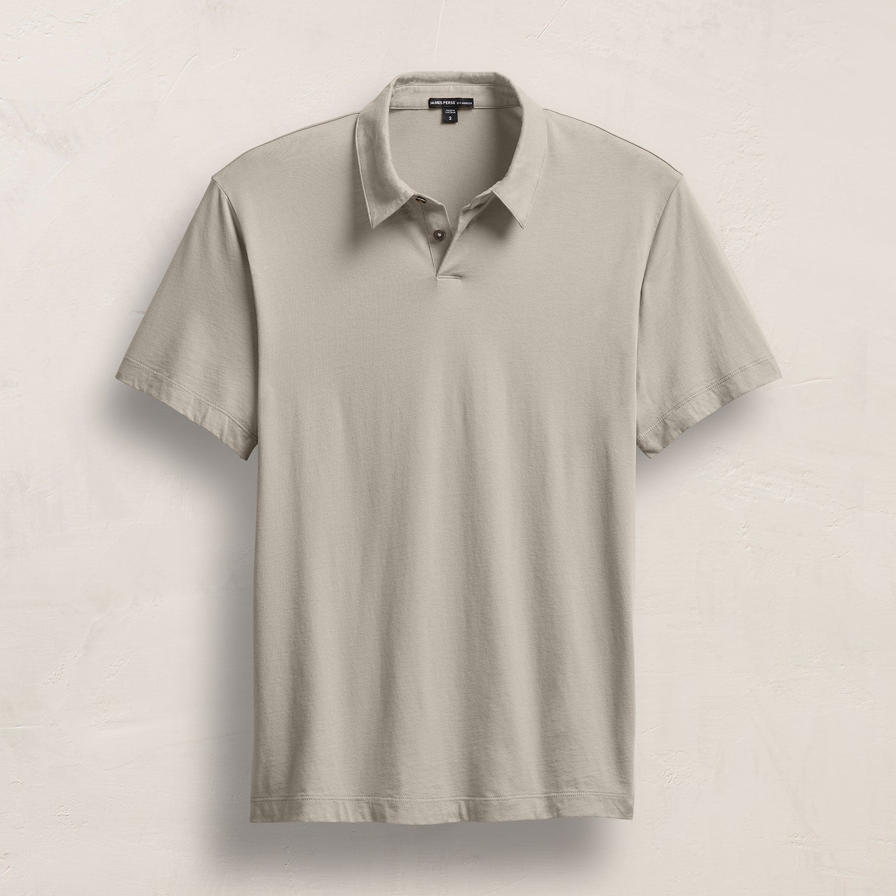 Brushed Lotus Polo - Concrete
