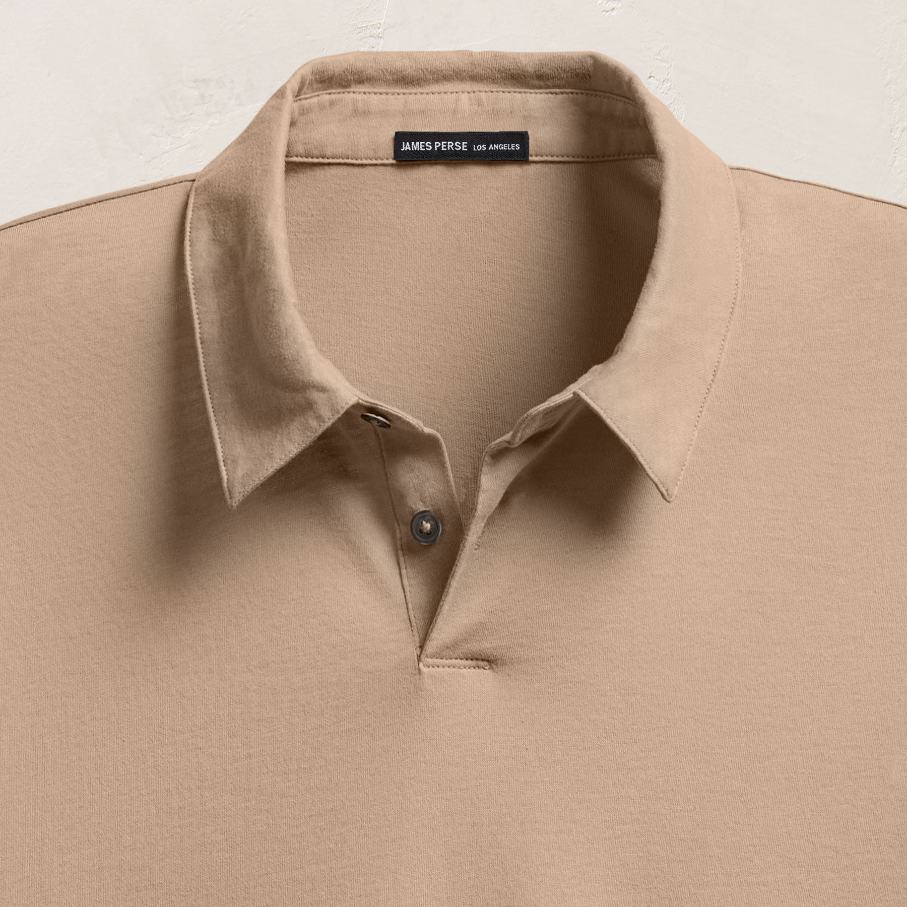 Brushed Lotus Polo - Coffee