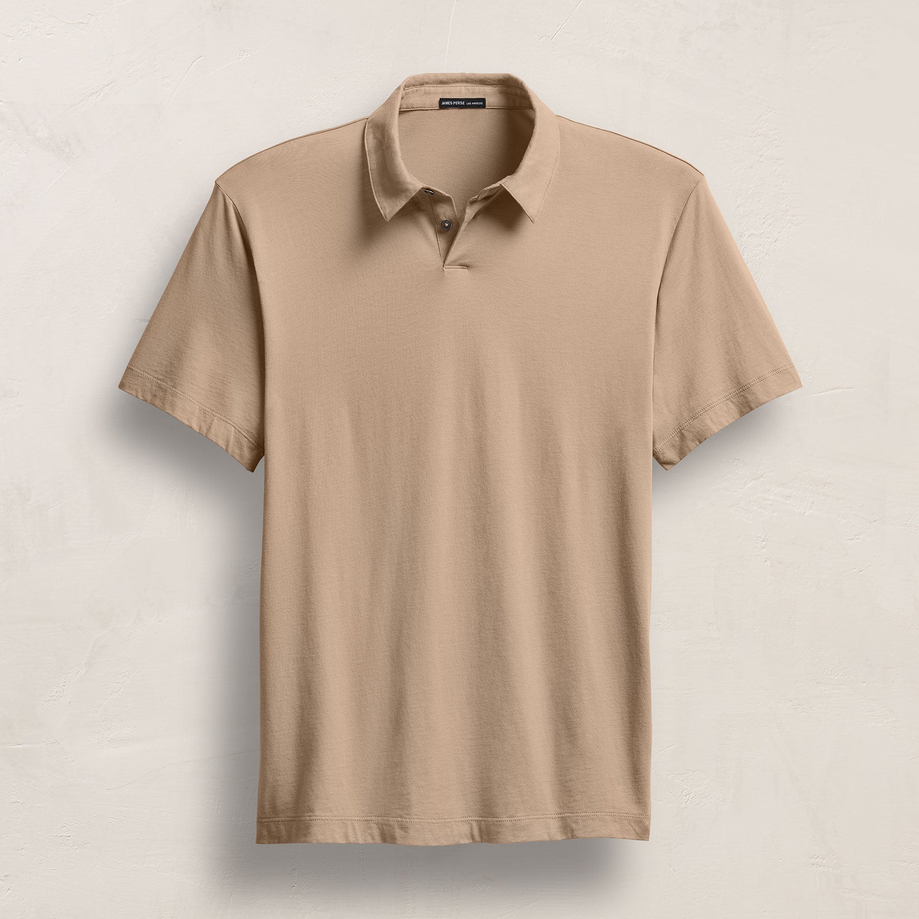 Brushed Lotus Polo - Coffee