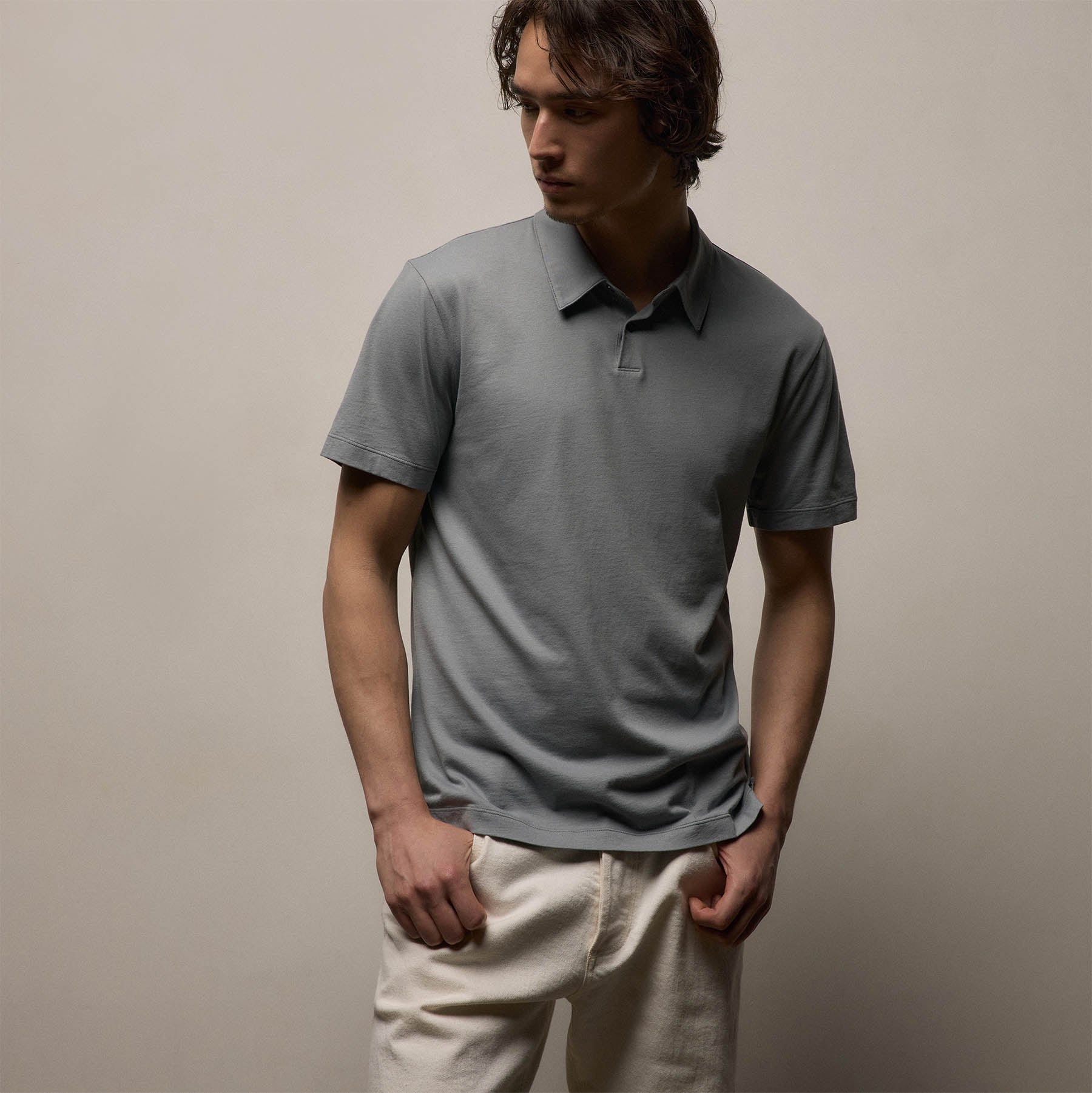 Brushed Lotus Polo - Ore