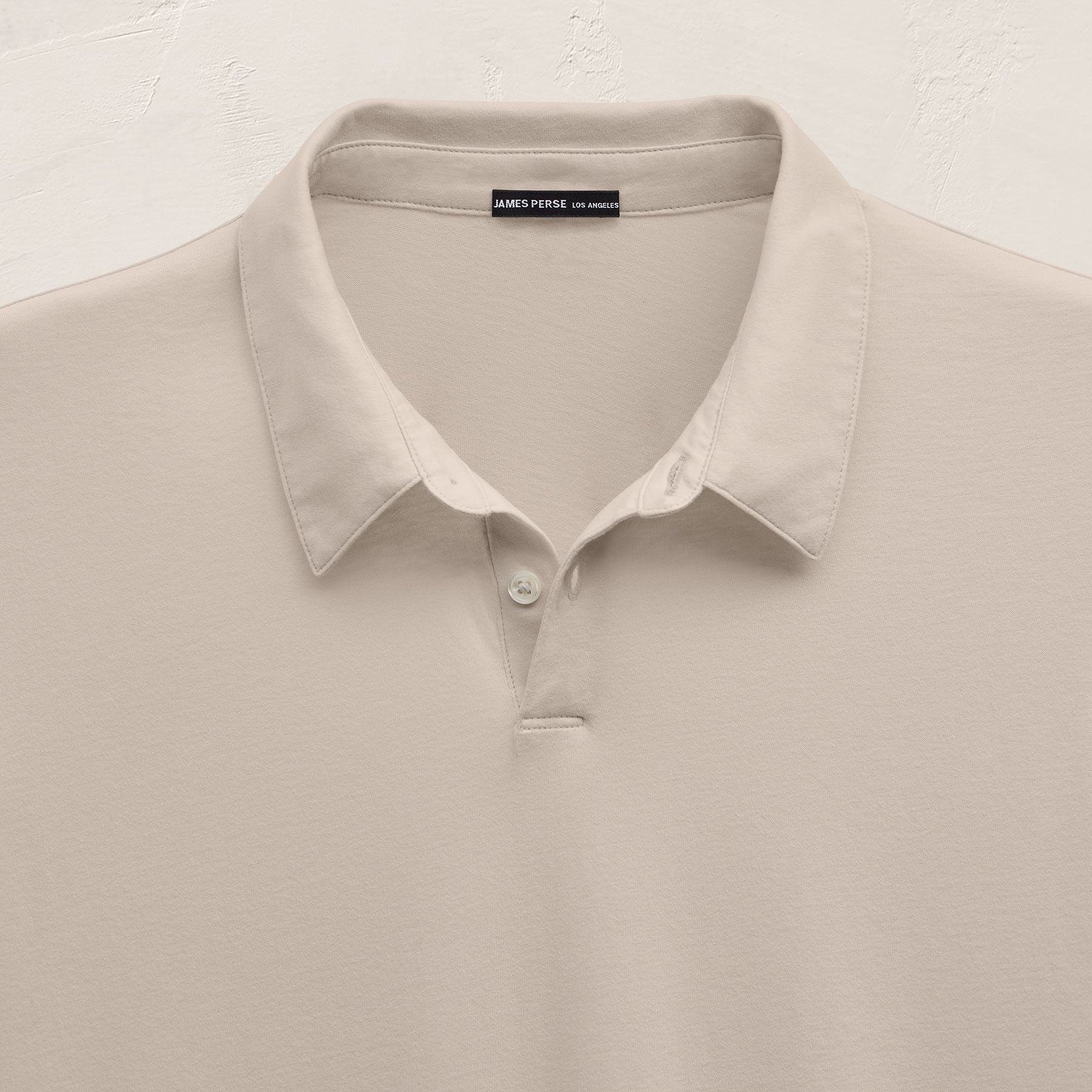 Brushed Lotus Polo - Pearl