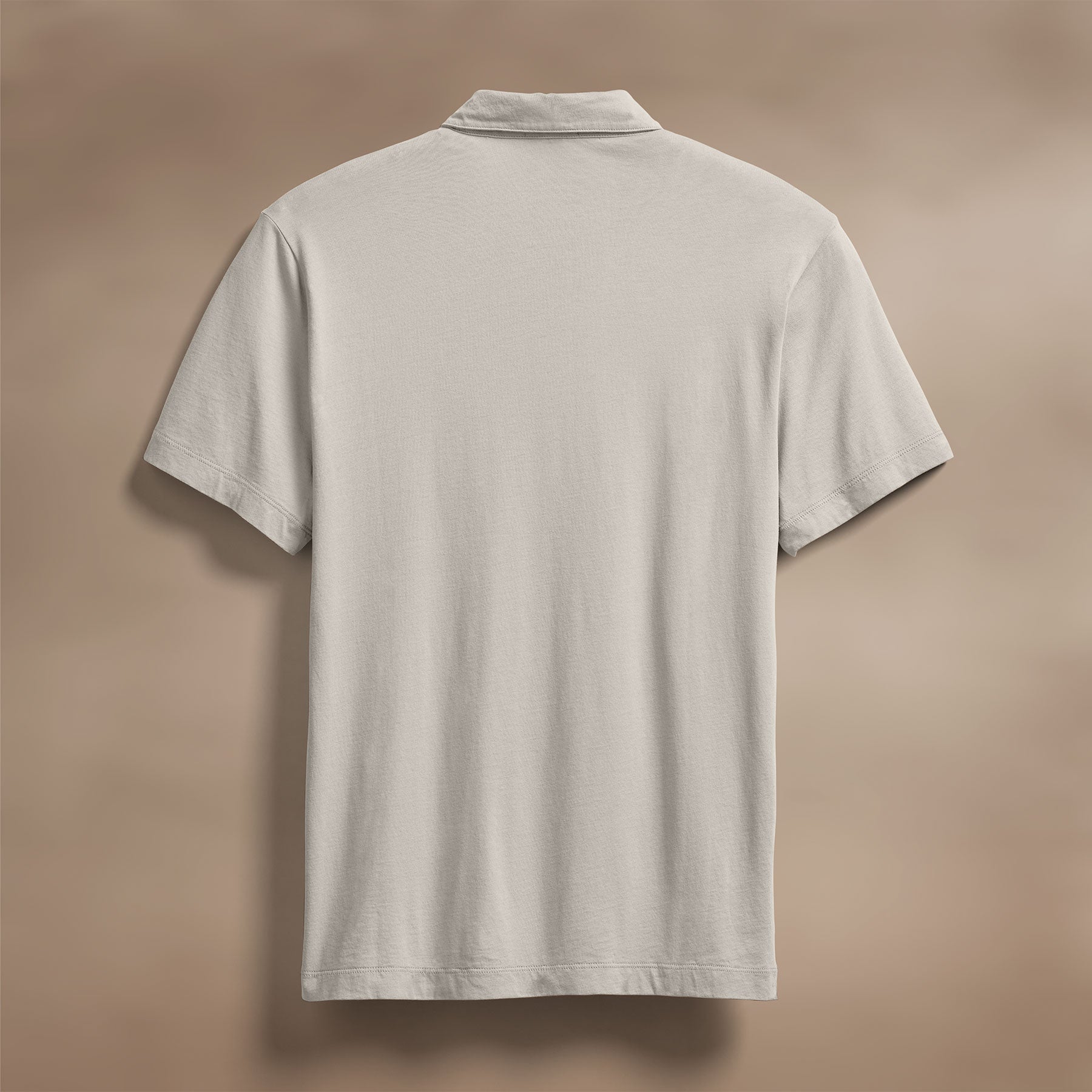 Brushed Lotus Polo - Salt