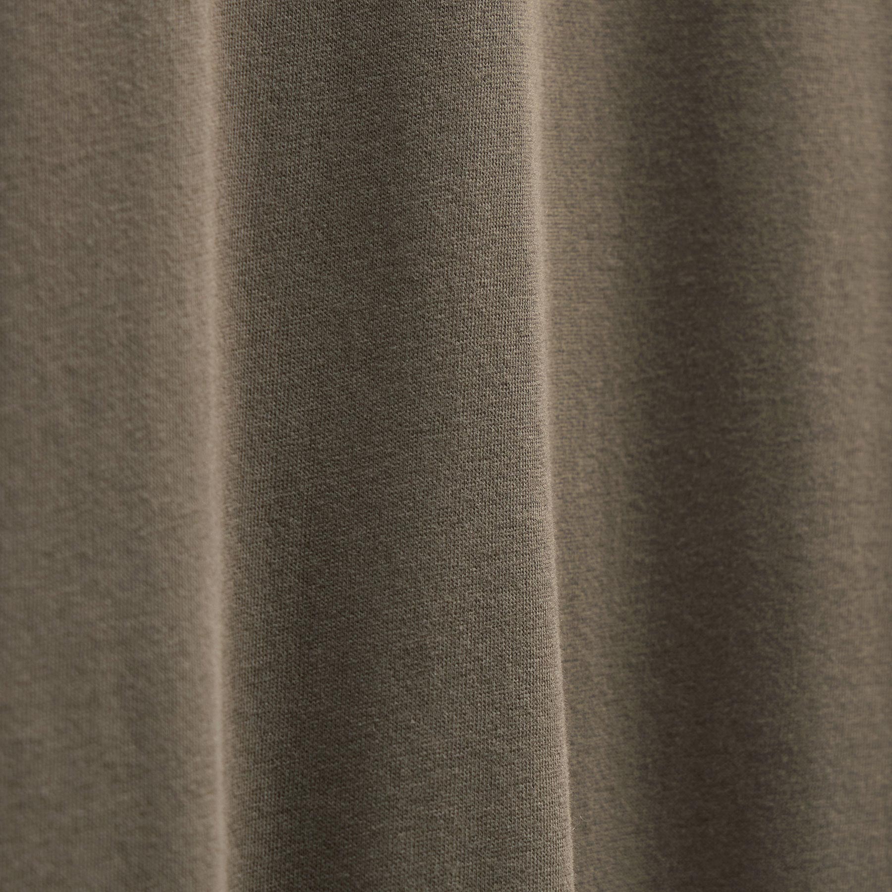 Brushed Lotus Long Sleeve Polo - Army Green