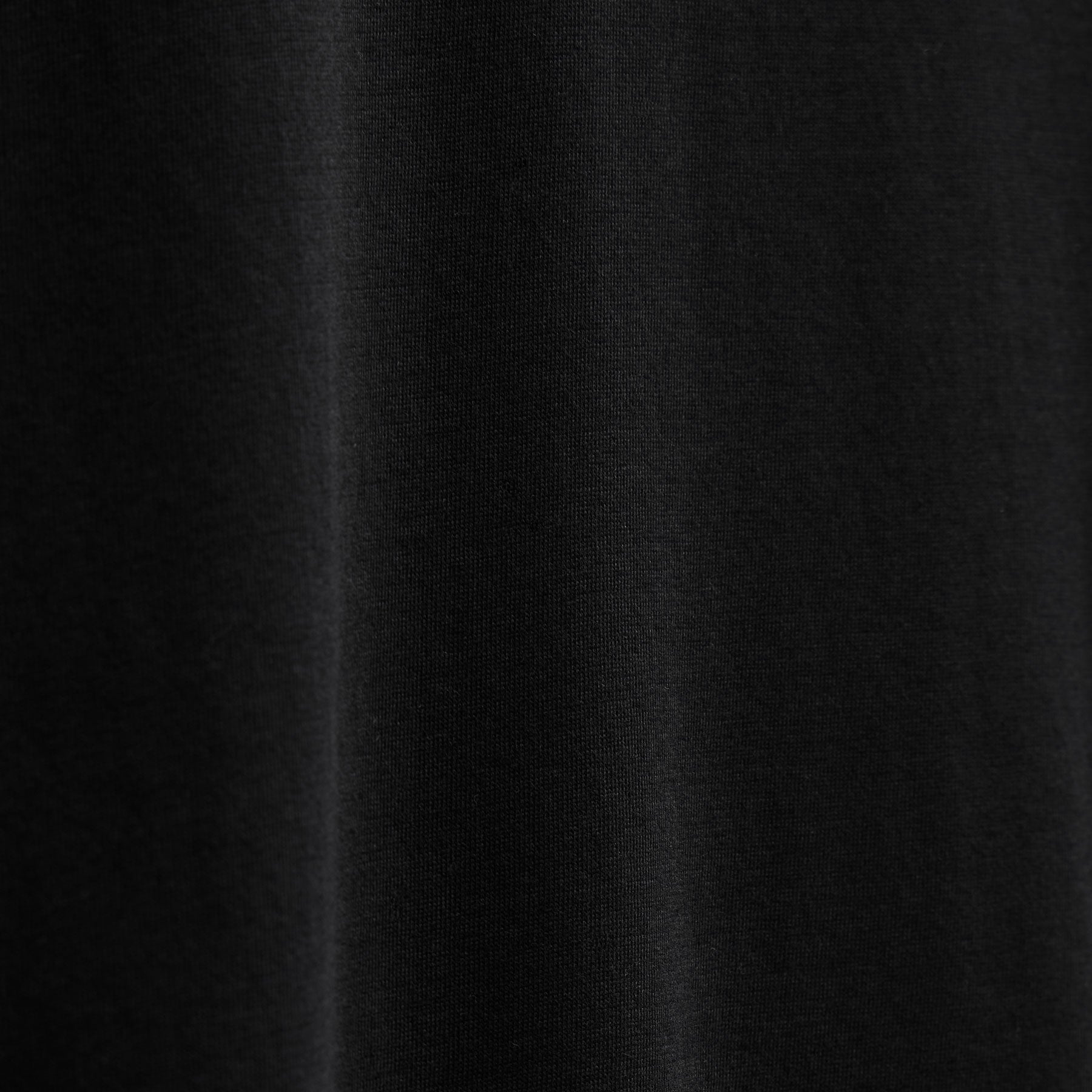 Brushed Lotus Long Sleeve Polo - Black