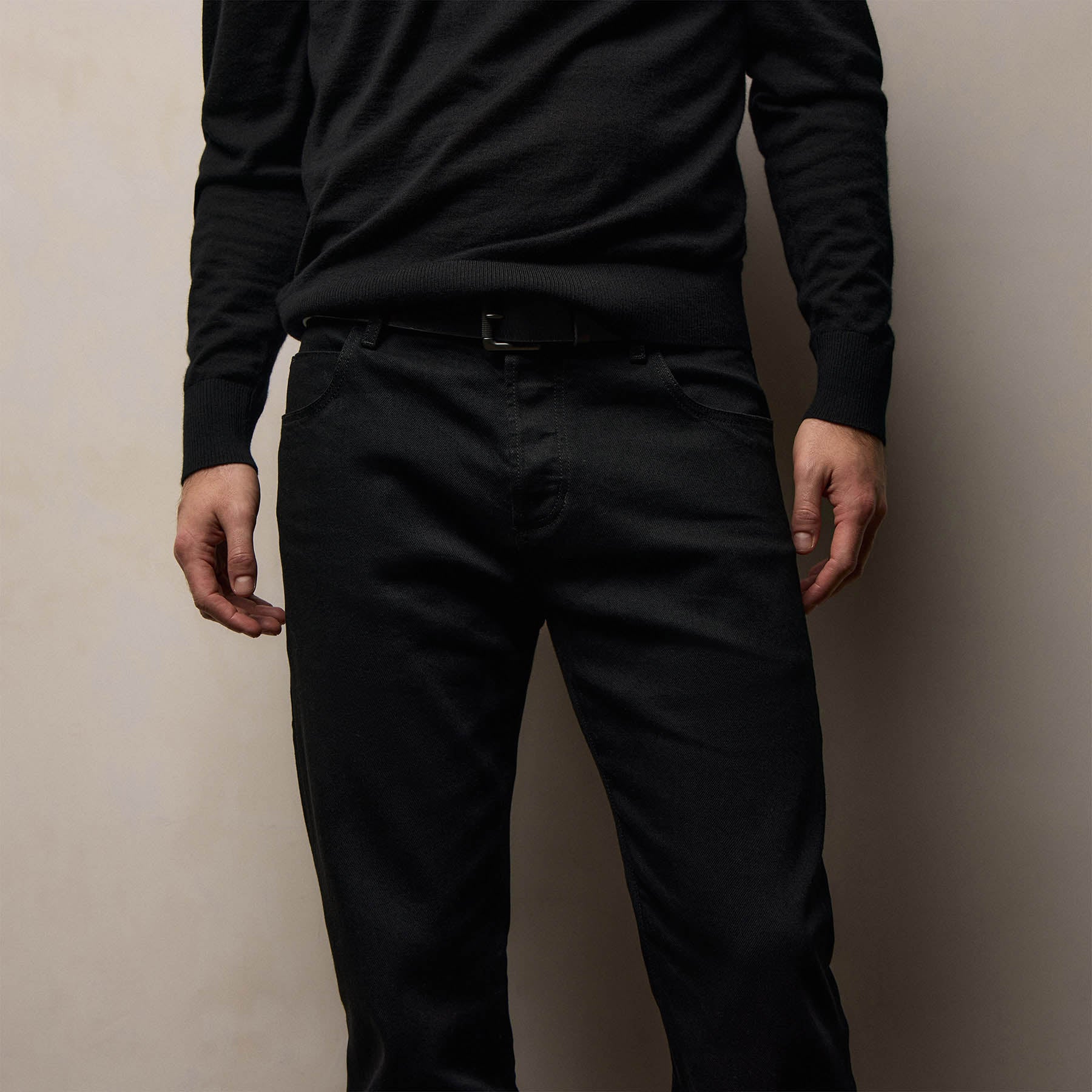 Classic Stretch Selvedge Denim Pant - Night Palms