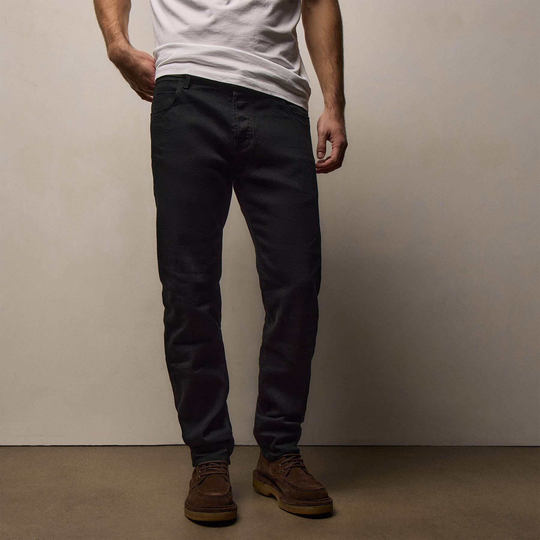Classic Stretch Selvedge Denim Pant - Night Palms