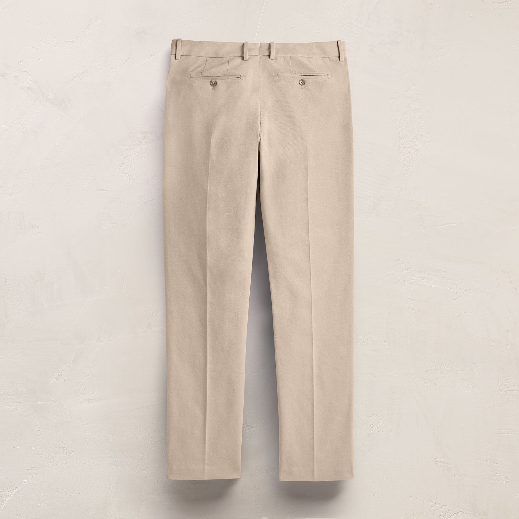 Cashmere Touch Twill Trouser - Stone