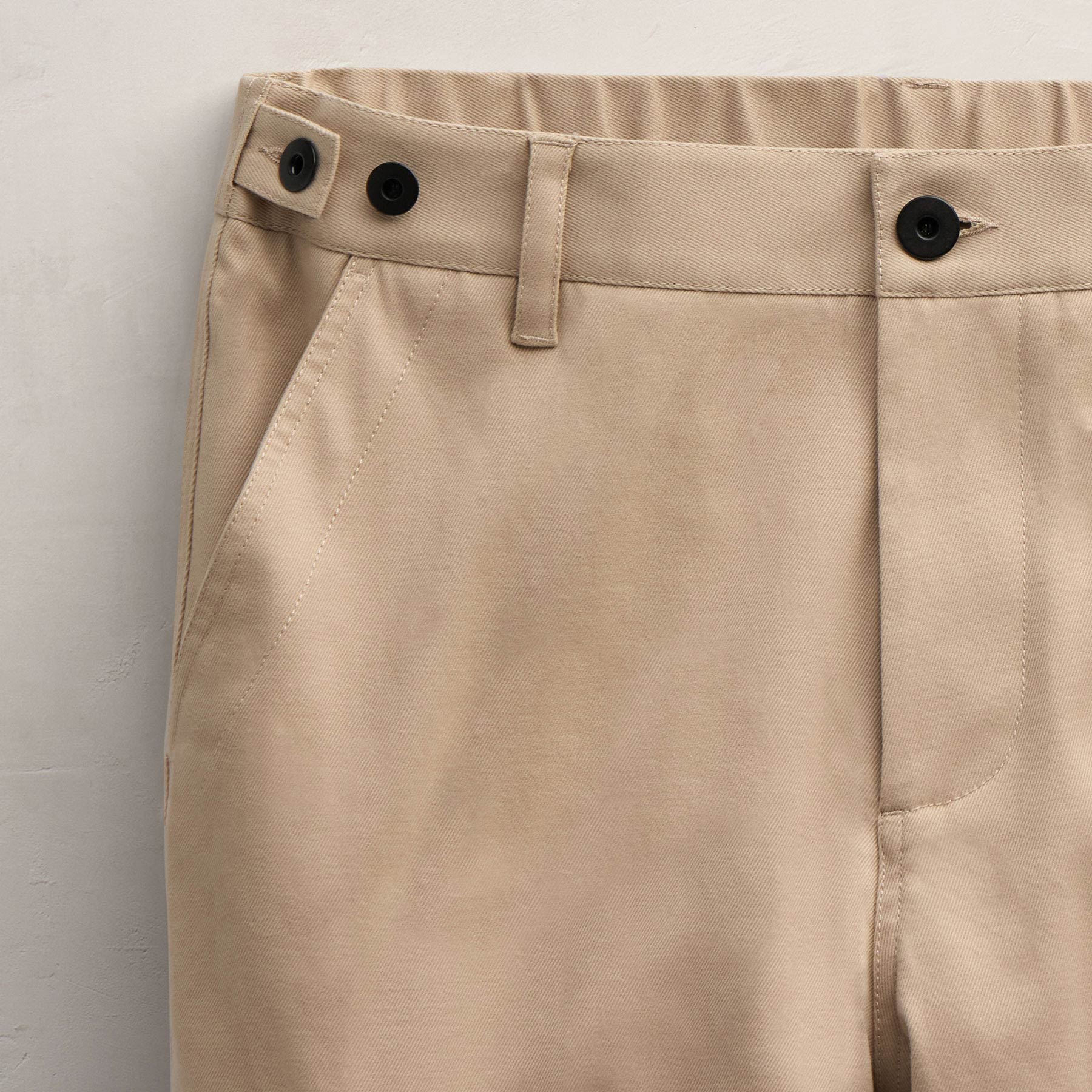 Cashmere Touch Cotton Cargo - Light Khaki
