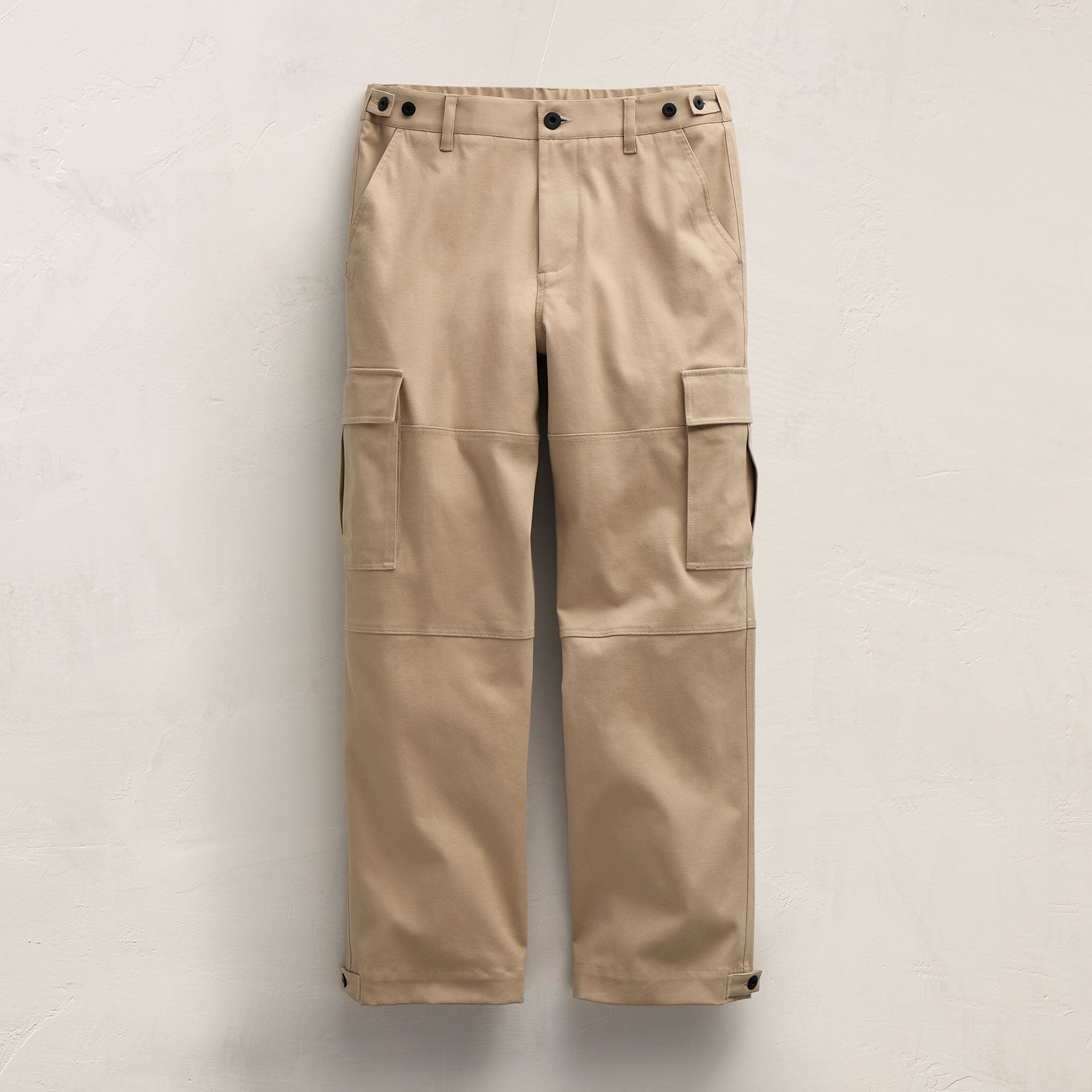 Cashmere Touch Cotton Cargo - Light Khaki