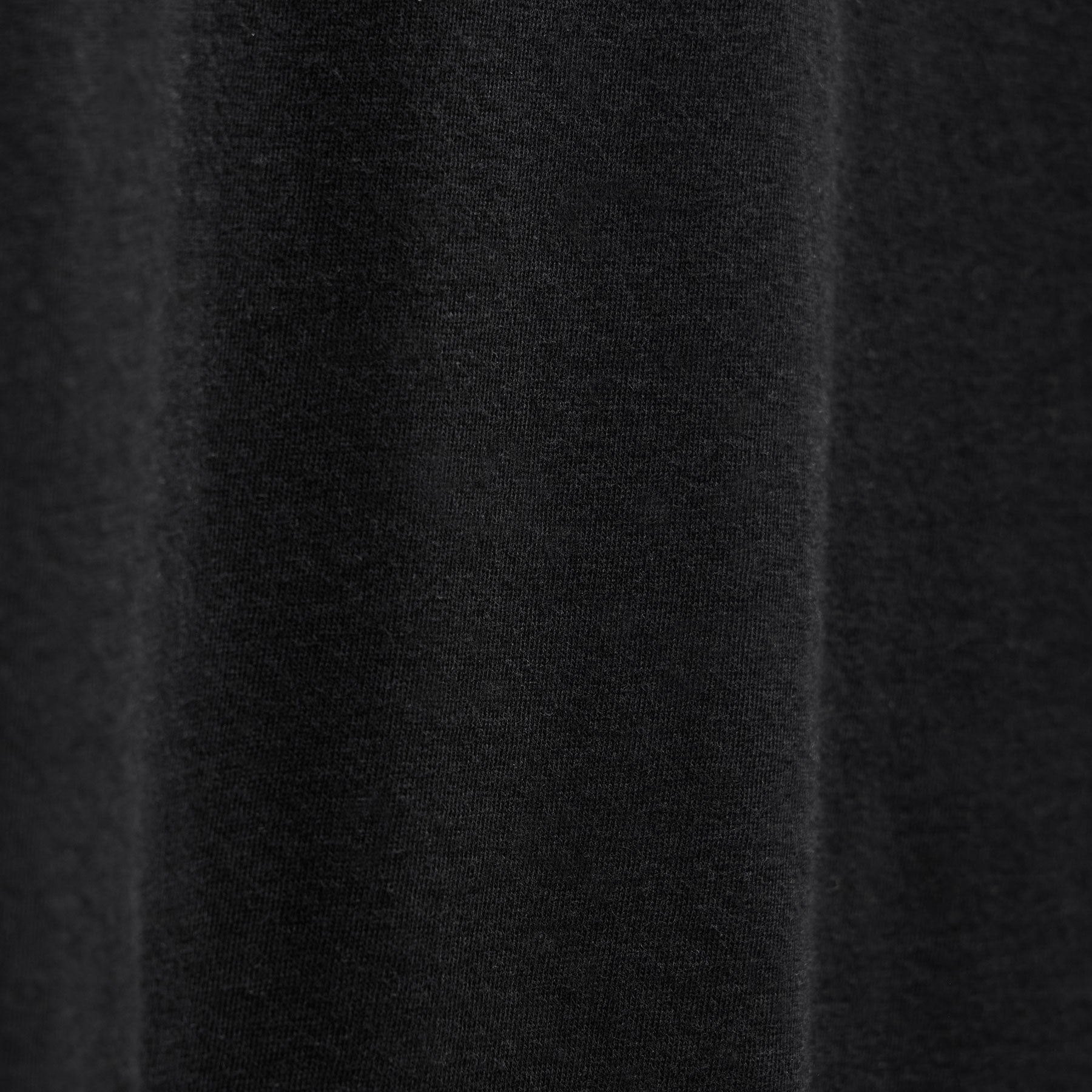 Cotton Cashmere Short Sleeve Tee - Black