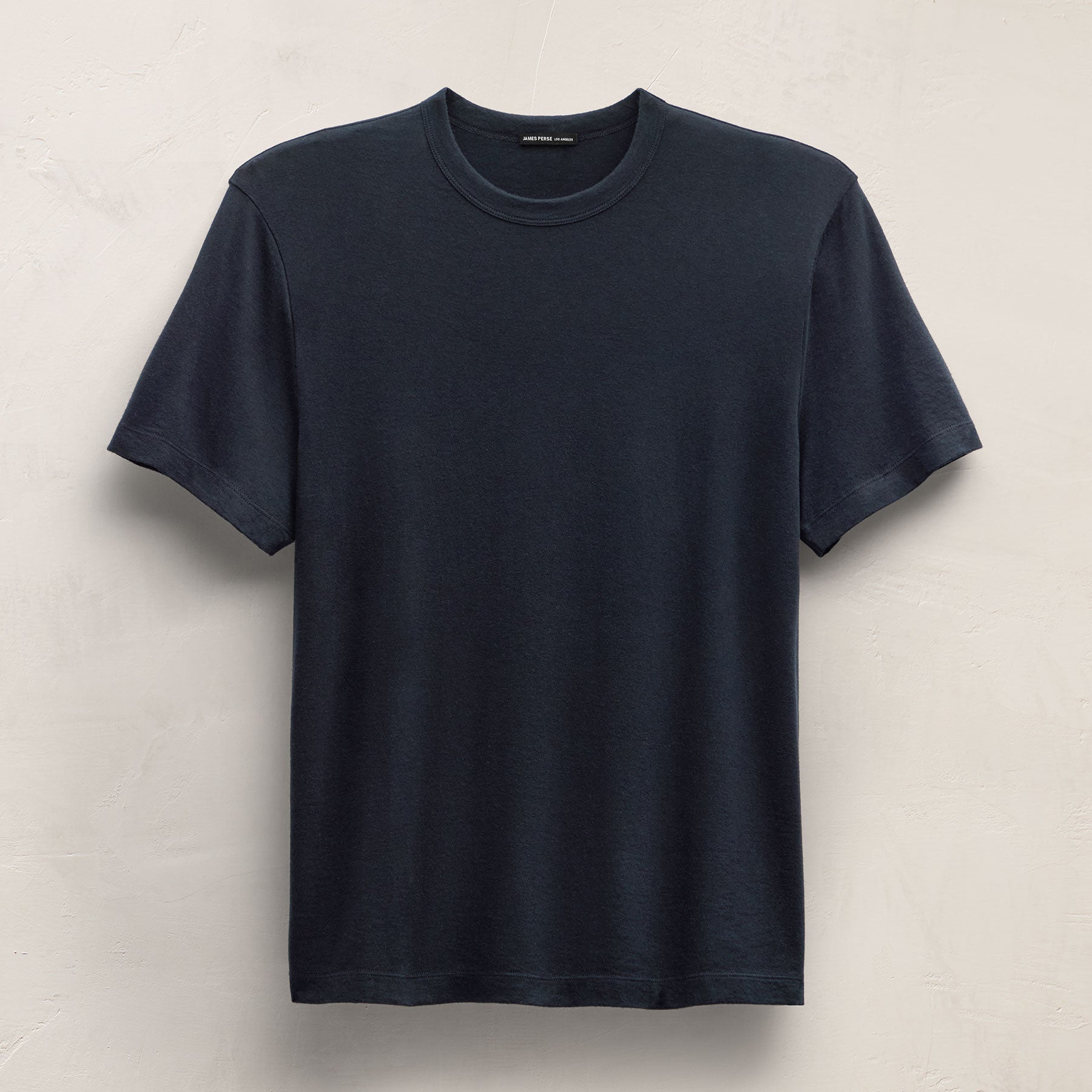 Cotton Cashmere Short Sleeve Tee - Blue Noir
