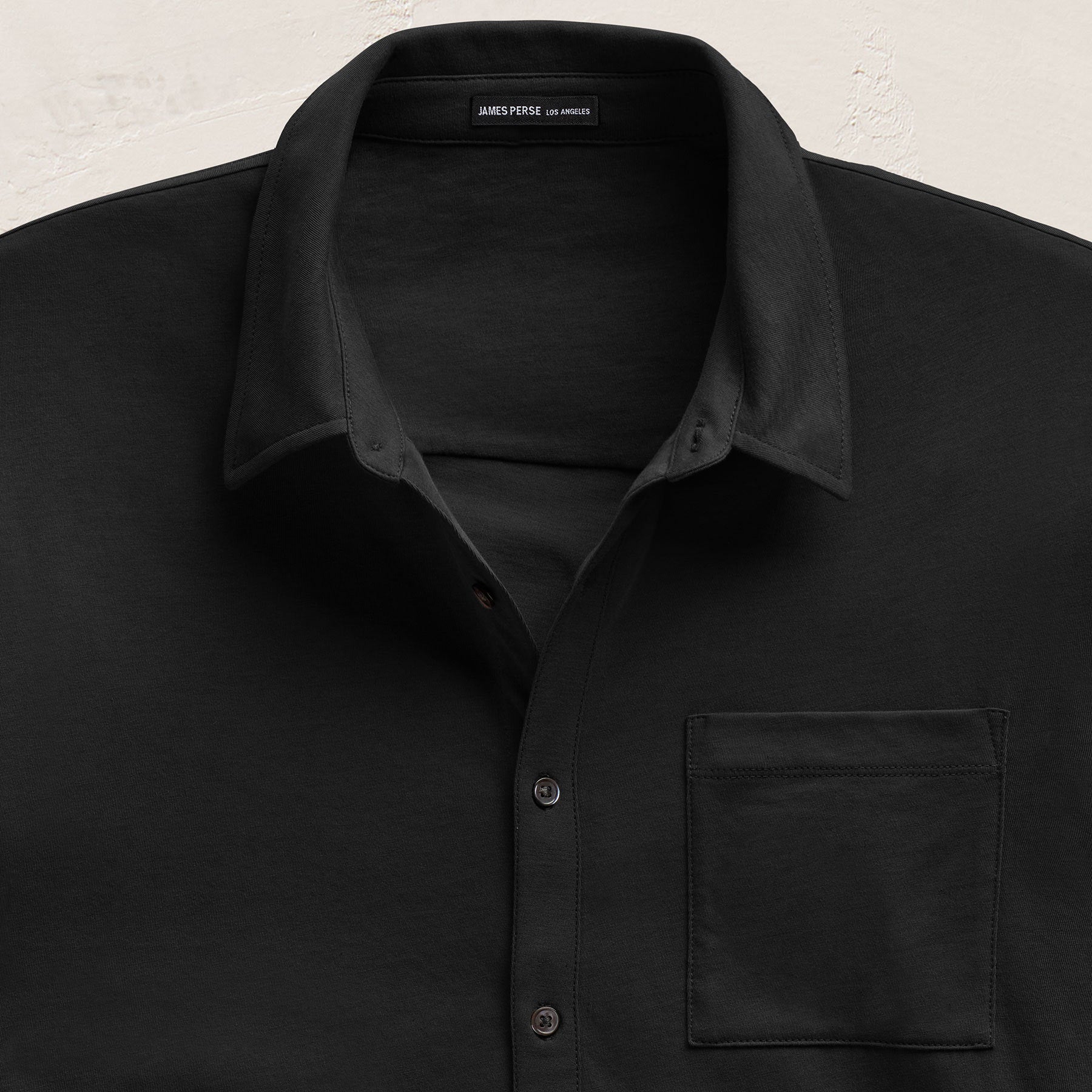 Clean Finish Jersey Shirt - Black