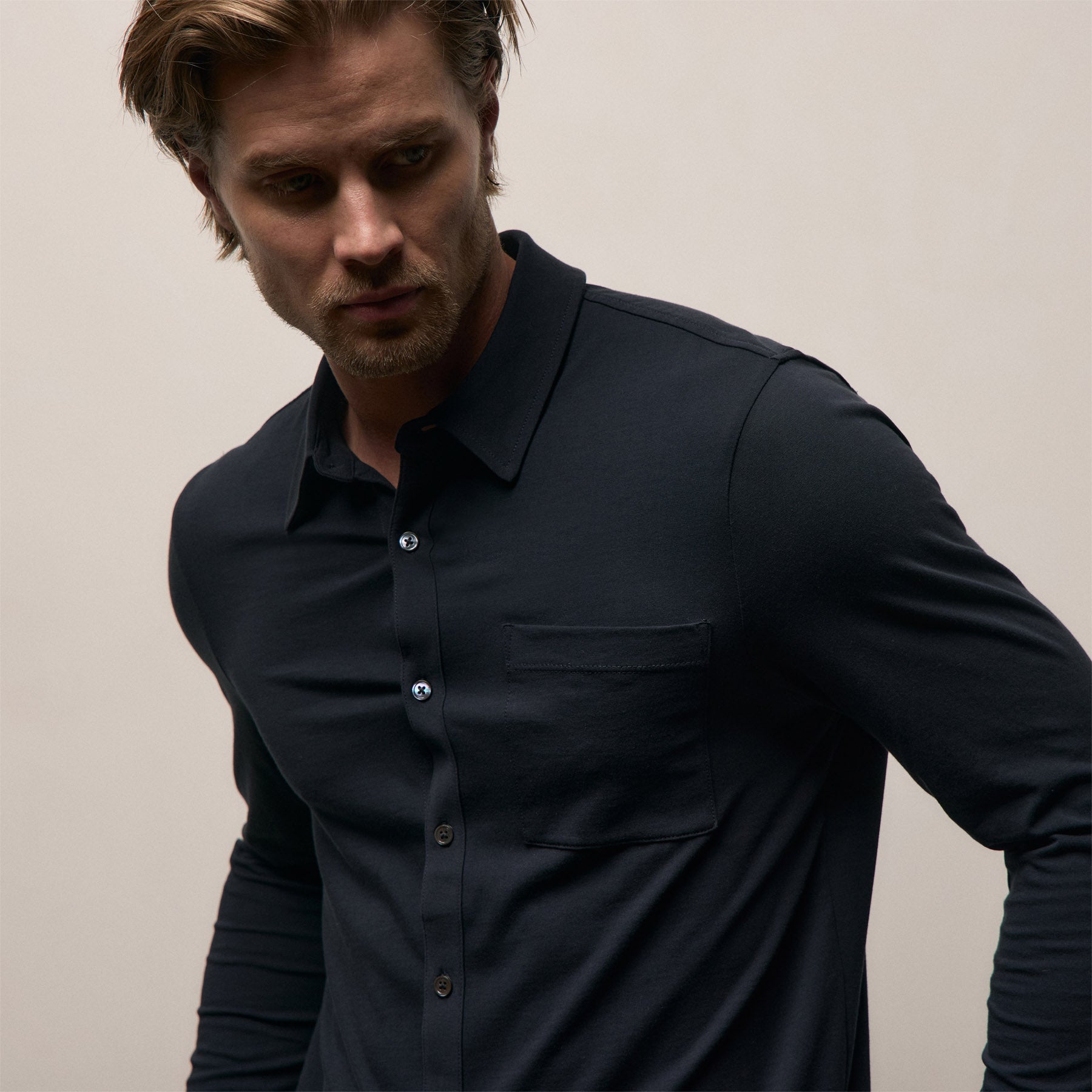 Clean Finish Jersey Shirt - Deep