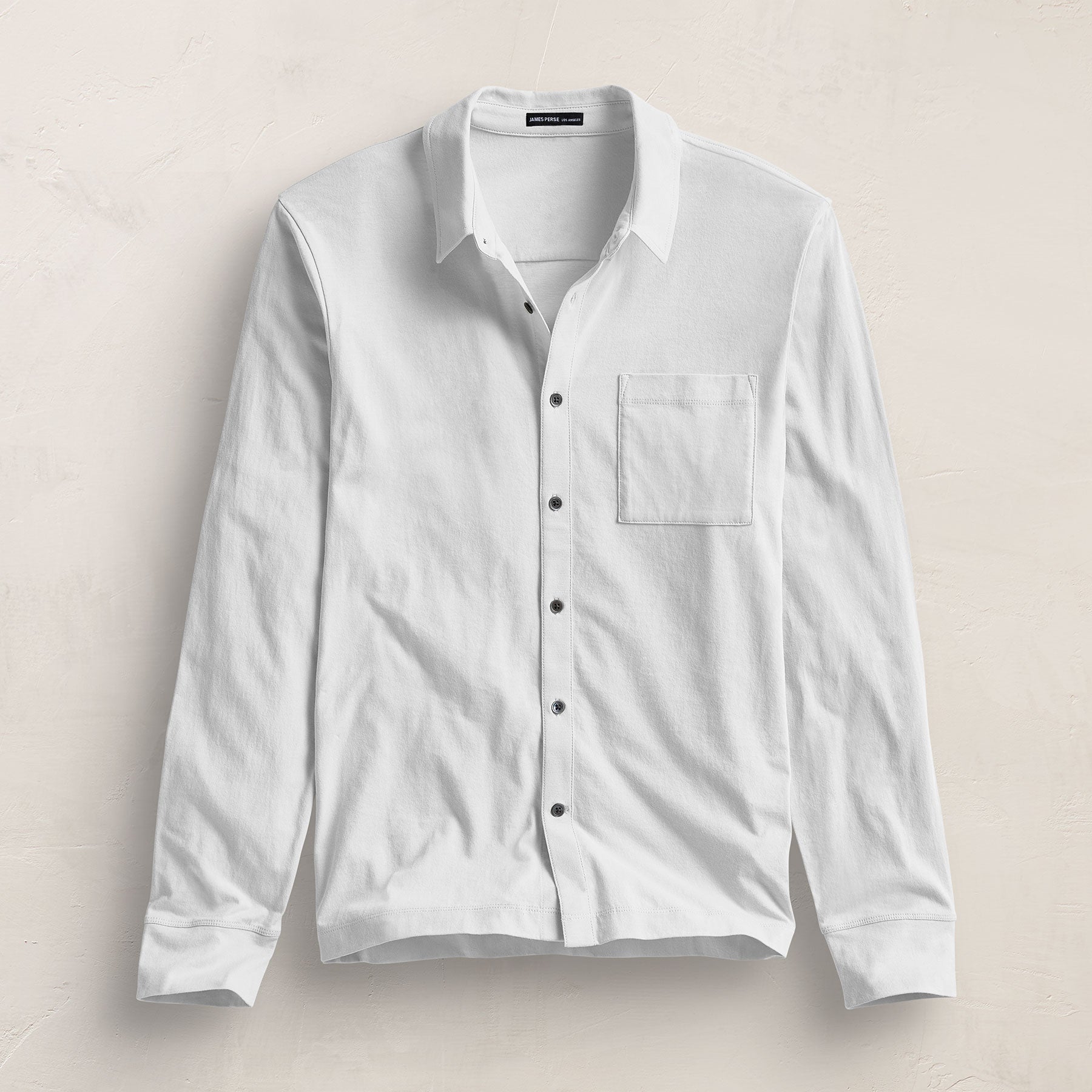 Clean Finish Jersey Shirt - White
