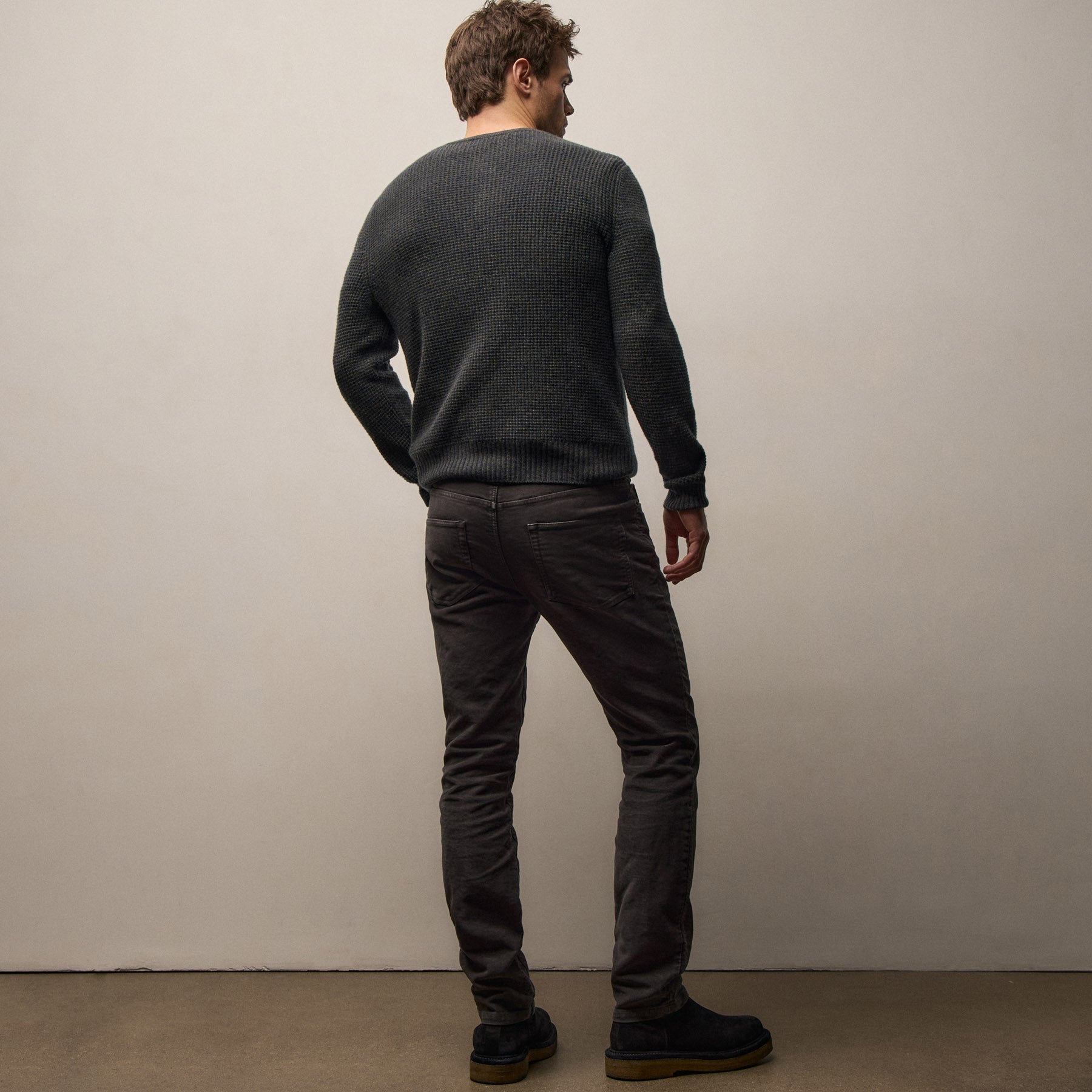 Cotton Moleskin 5 Pocket Pant - Magma Pigment