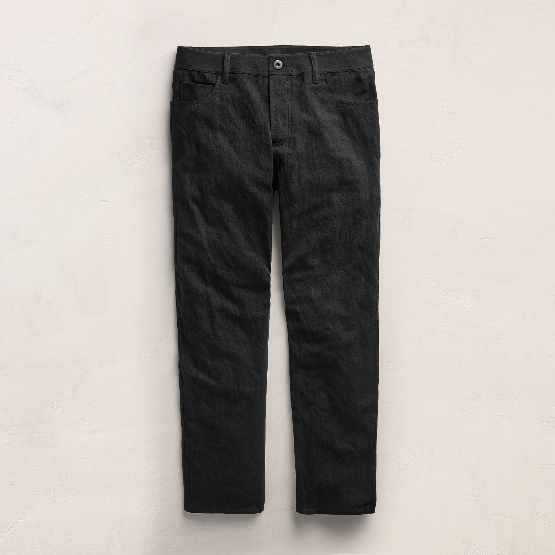 Cotton Metal Twill Pant - Black