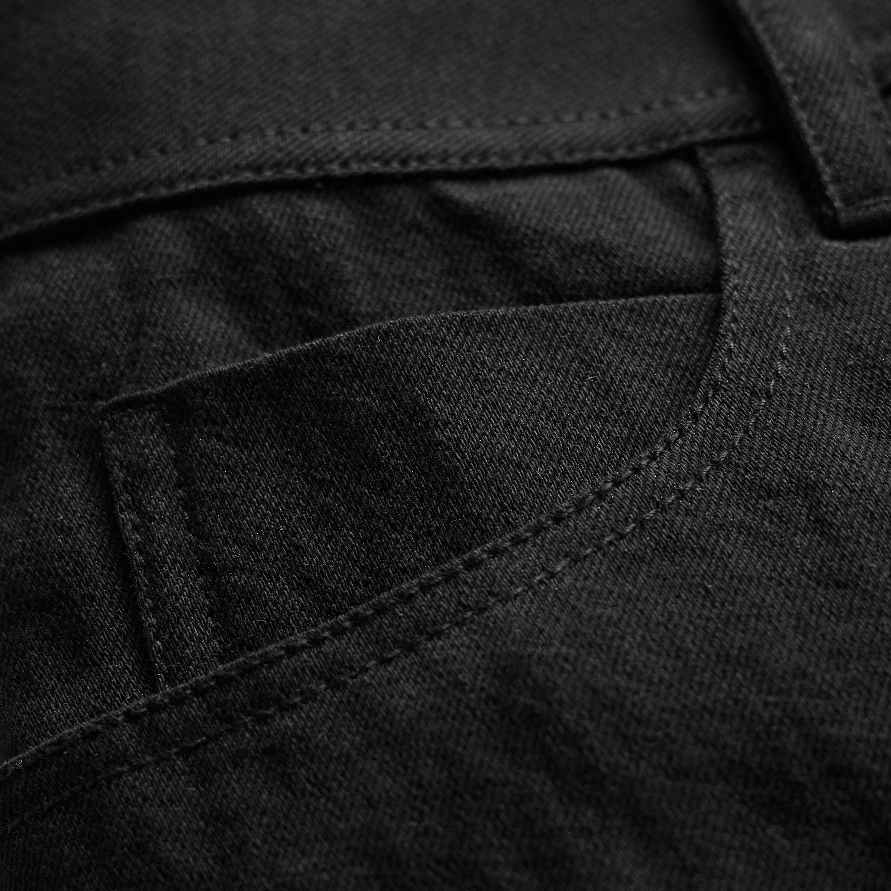 Cotton Metal Twill Pant - Black