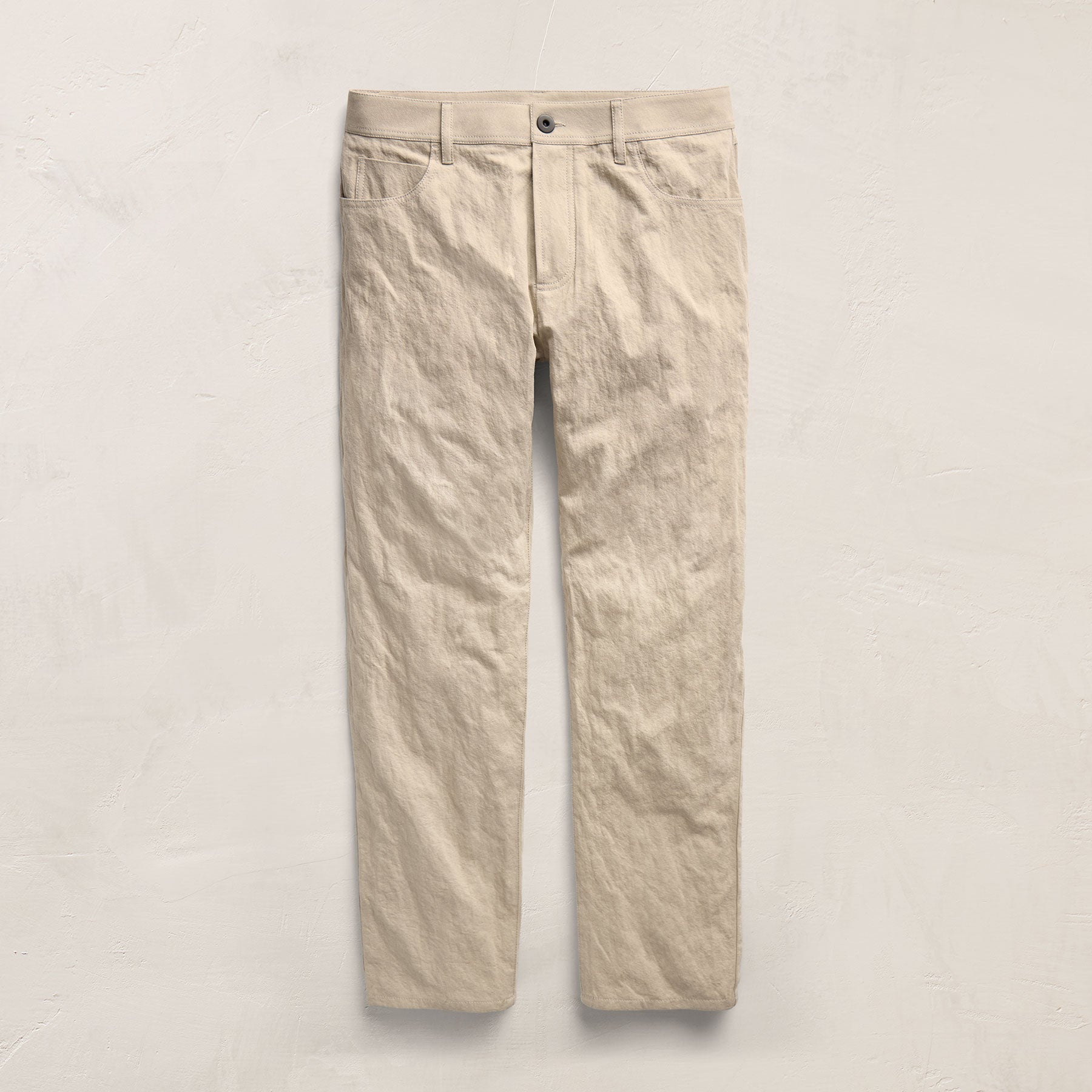 Cotton Metal Twill Pant - Flax