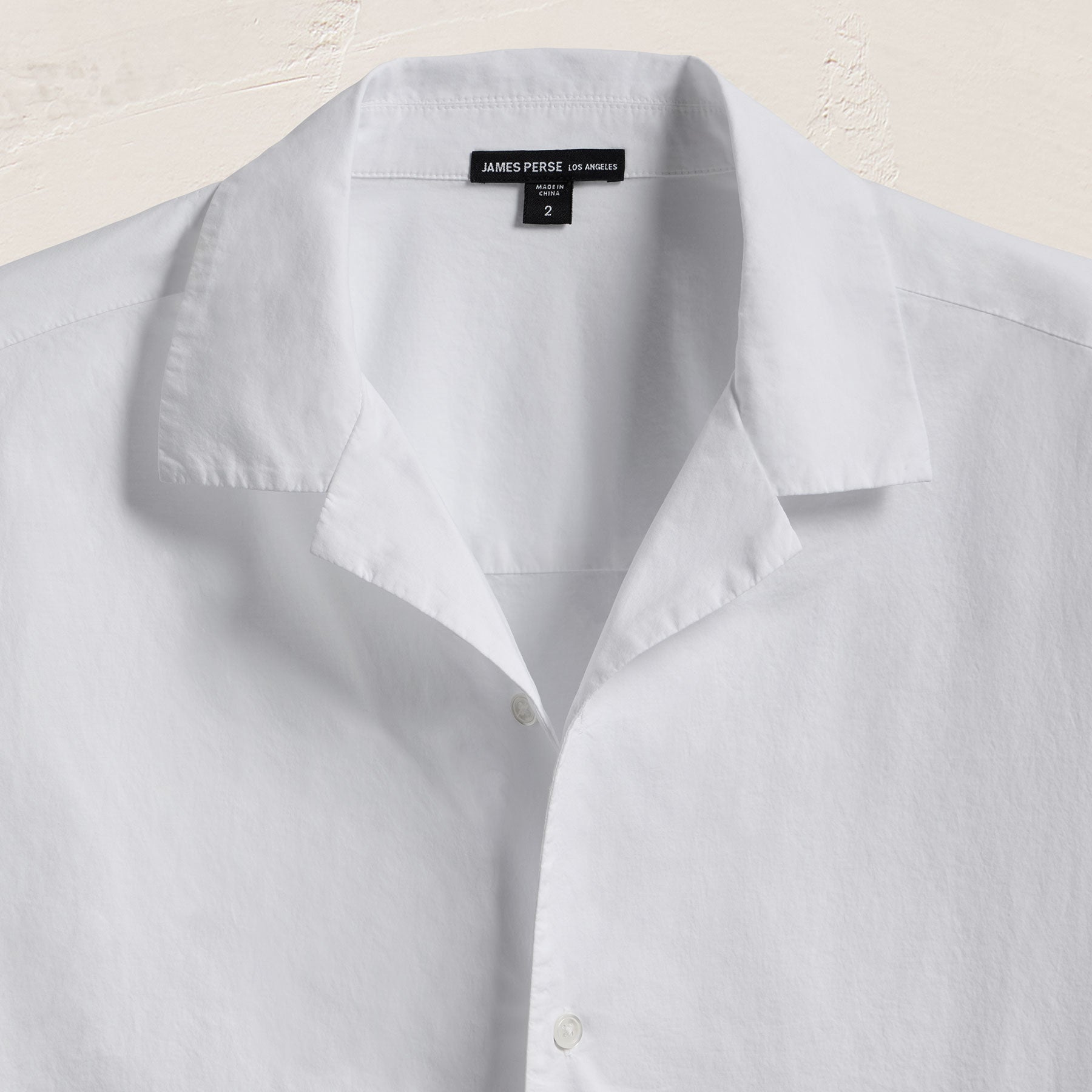 Oversized Stretch Poplin Short Sleeve Shirt - White