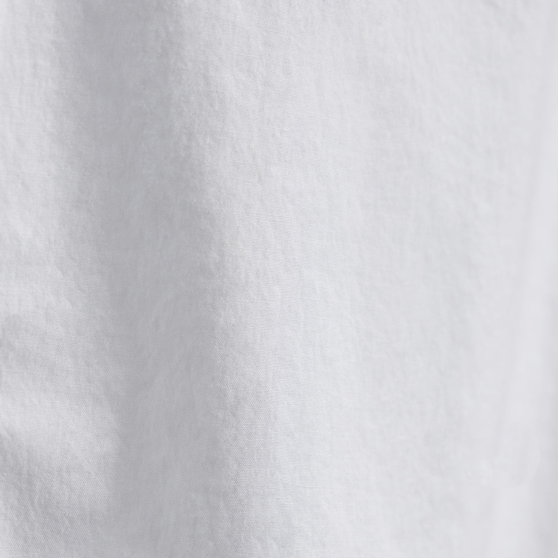 Oversized Stretch Poplin Short Sleeve Shirt - White