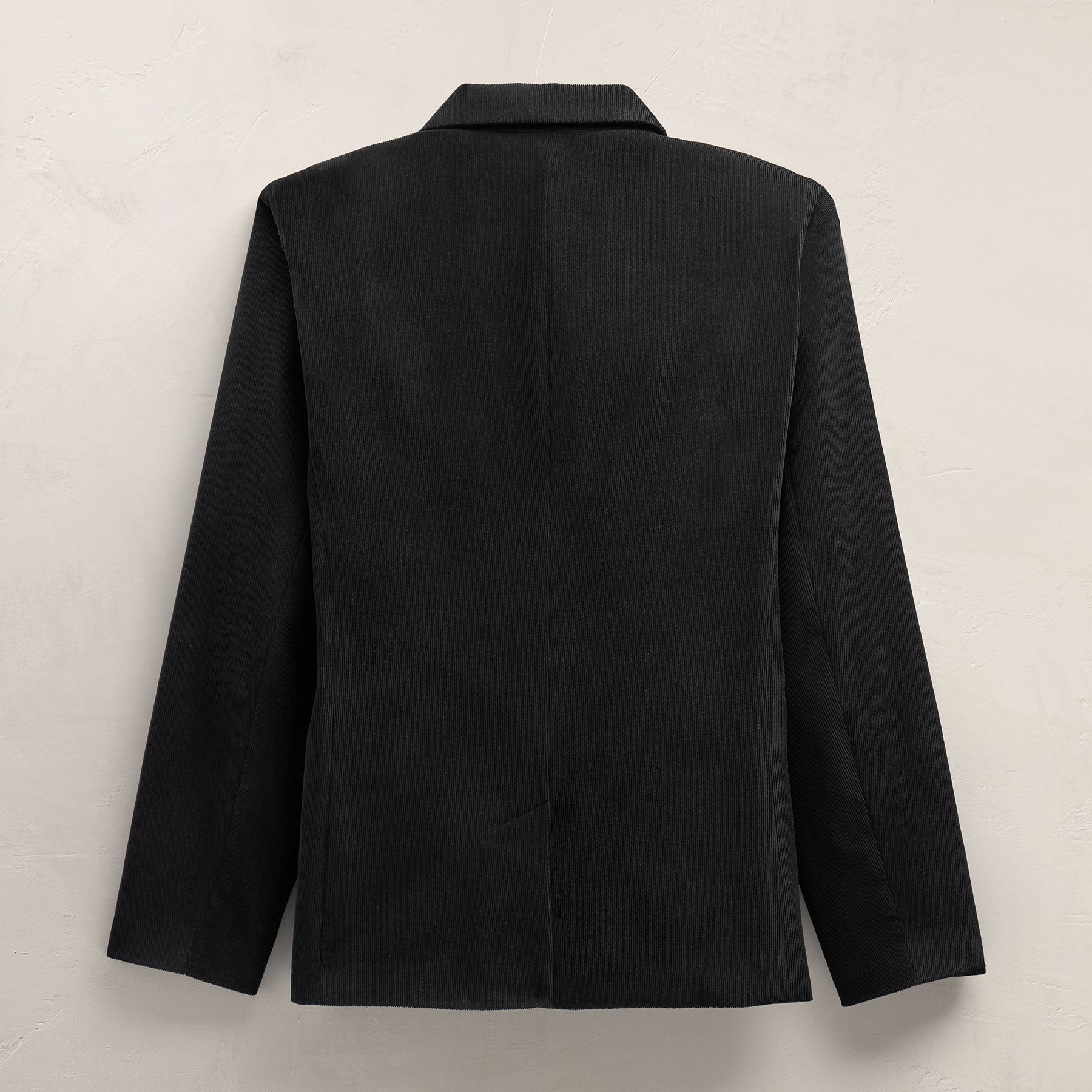 Cotton Cashmere Corduroy Suit Jacket - Black