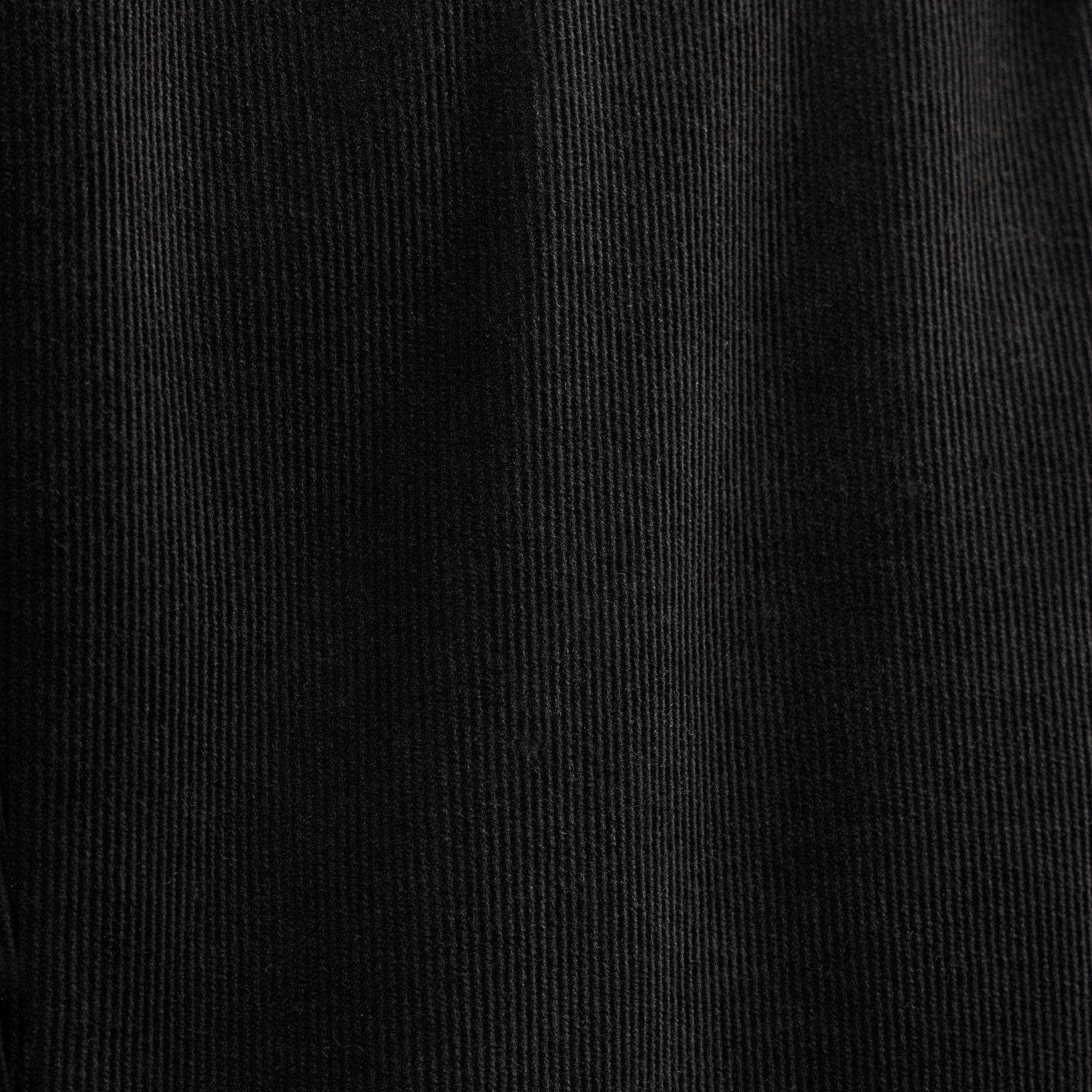 Cotton Cashmere Corduroy Suit Jacket - Black