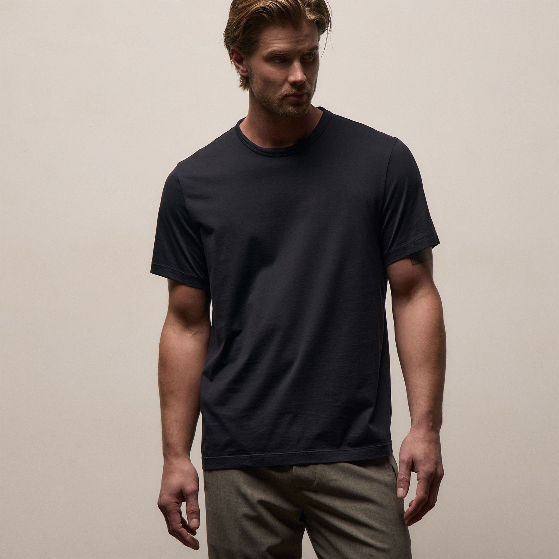 Lotus Jersey Double Ply Crew - Deep
