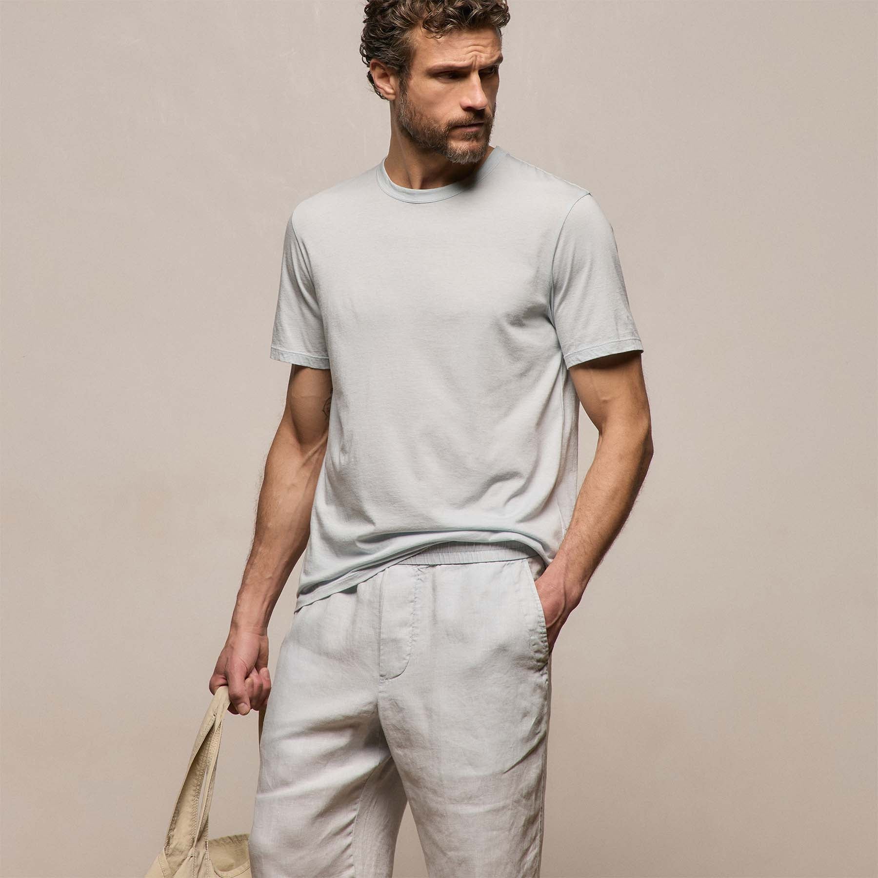 Luxe Lotus Jersey Tee - Memory