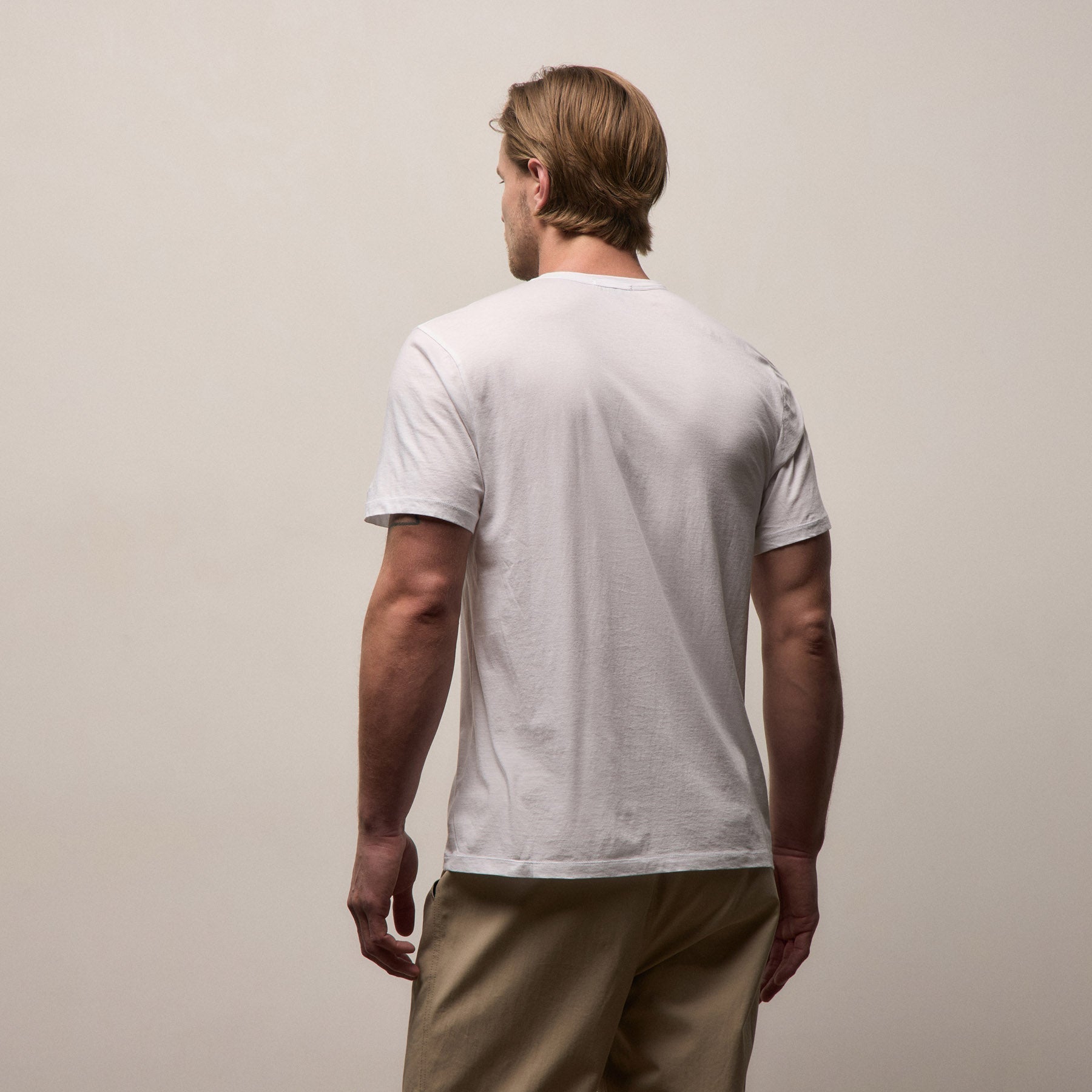 Luxe Lotus Jersey Tee - White
