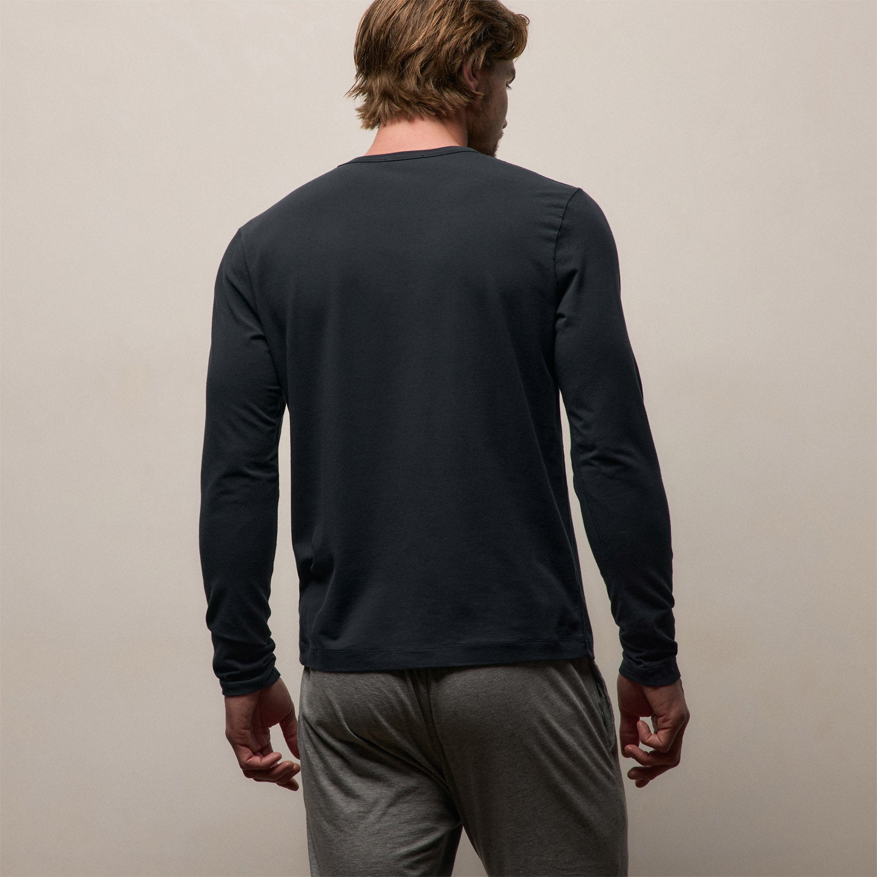 Elevated Lotus Jersey Lounge Crew - French Navy