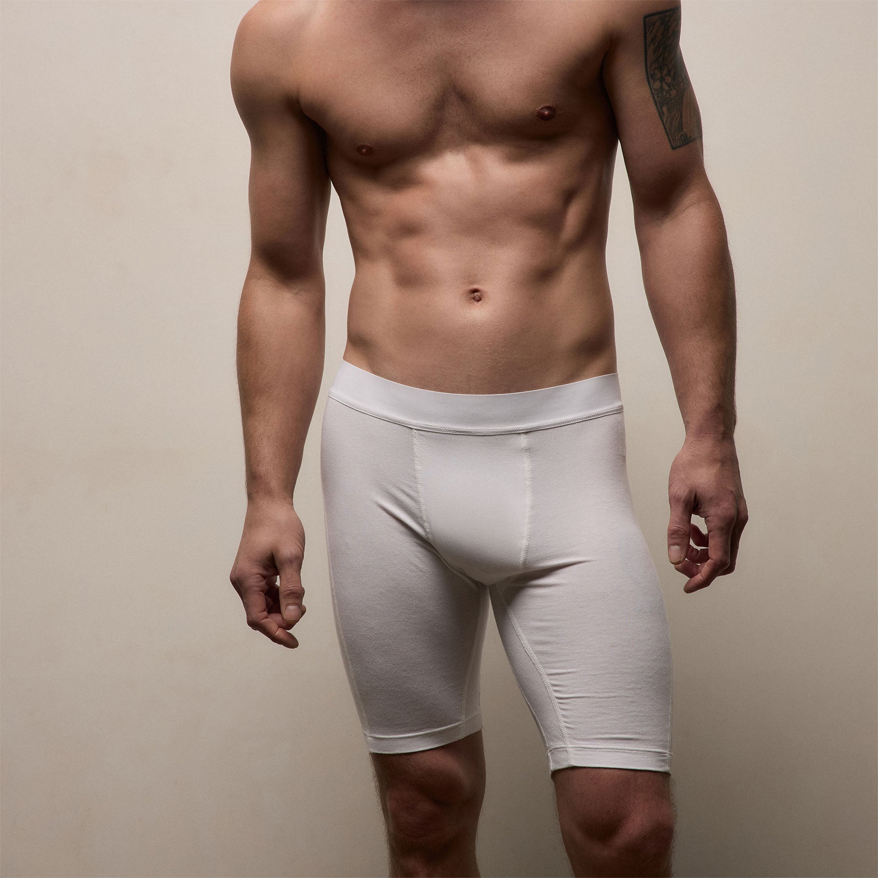 Elevated Lotus Sport Boxer  Long - White