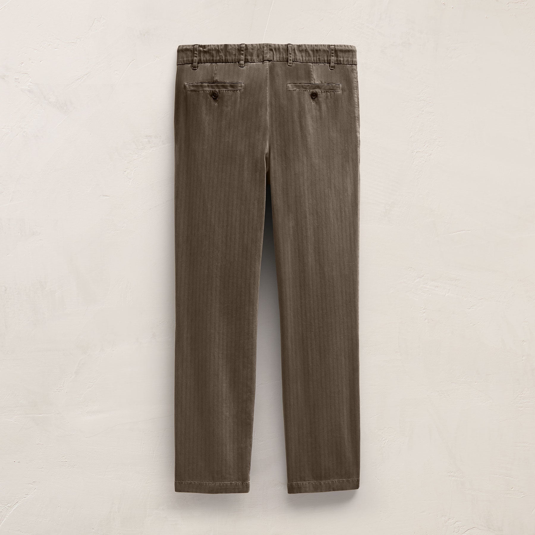 Herringbone Twill Trouser - Caribou Pigment