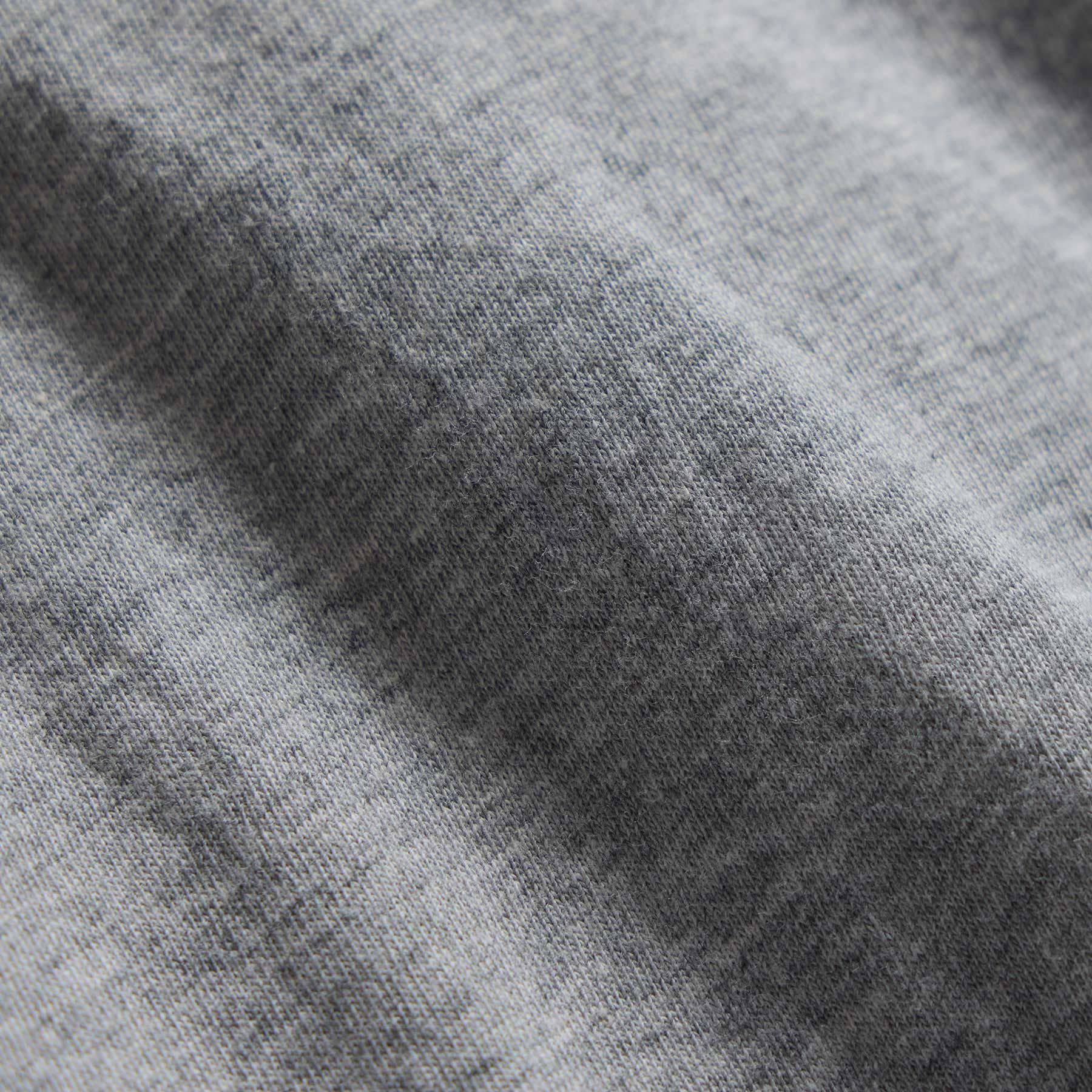 Short Sleeve V Neck - Heather Grey
