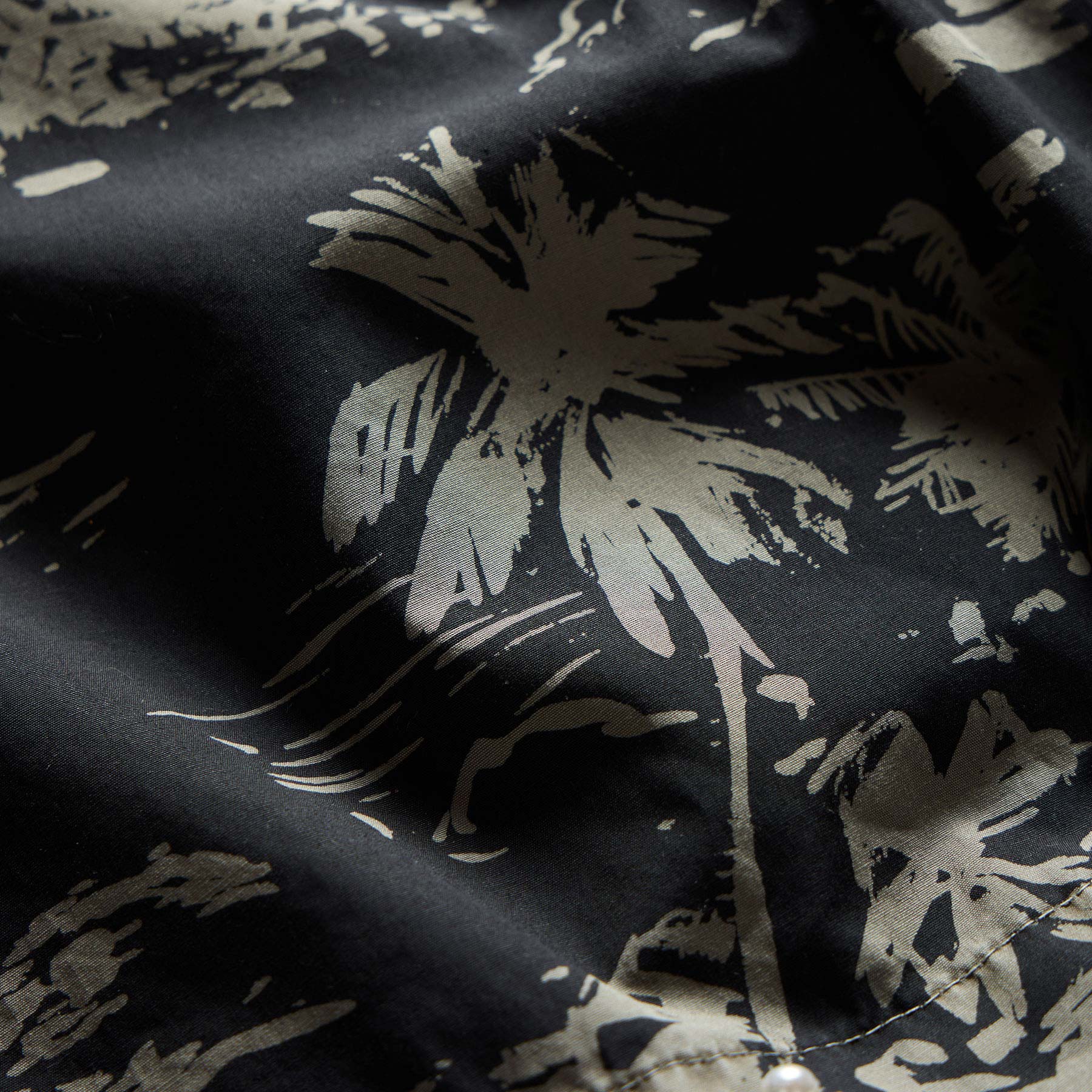 Brandílera Print Short - Black/Army Green Pigment