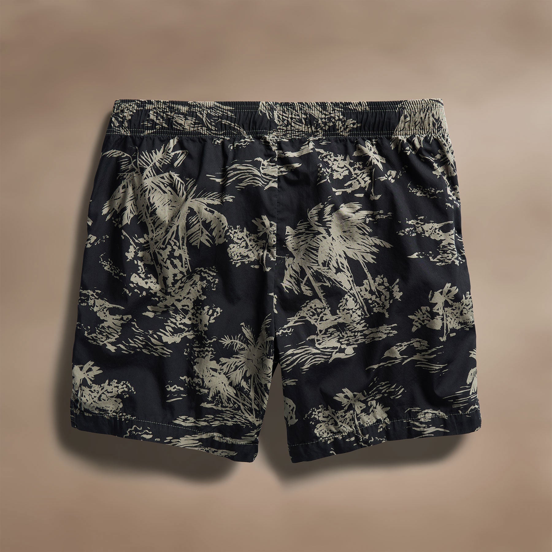 Brandílera Print Short - Black/Army Green Pigment