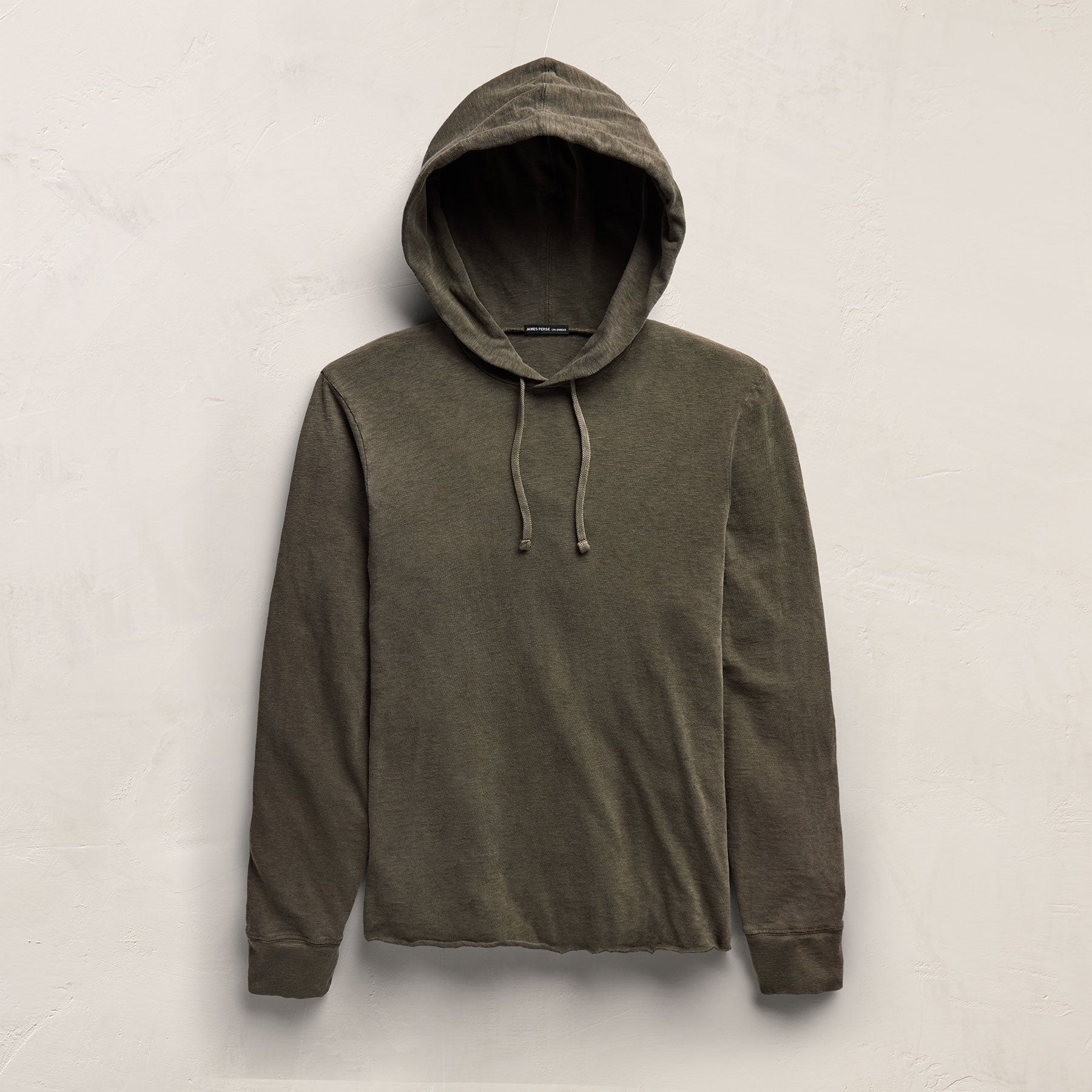 Cotton Slub Hoodie - Army Green Pigment